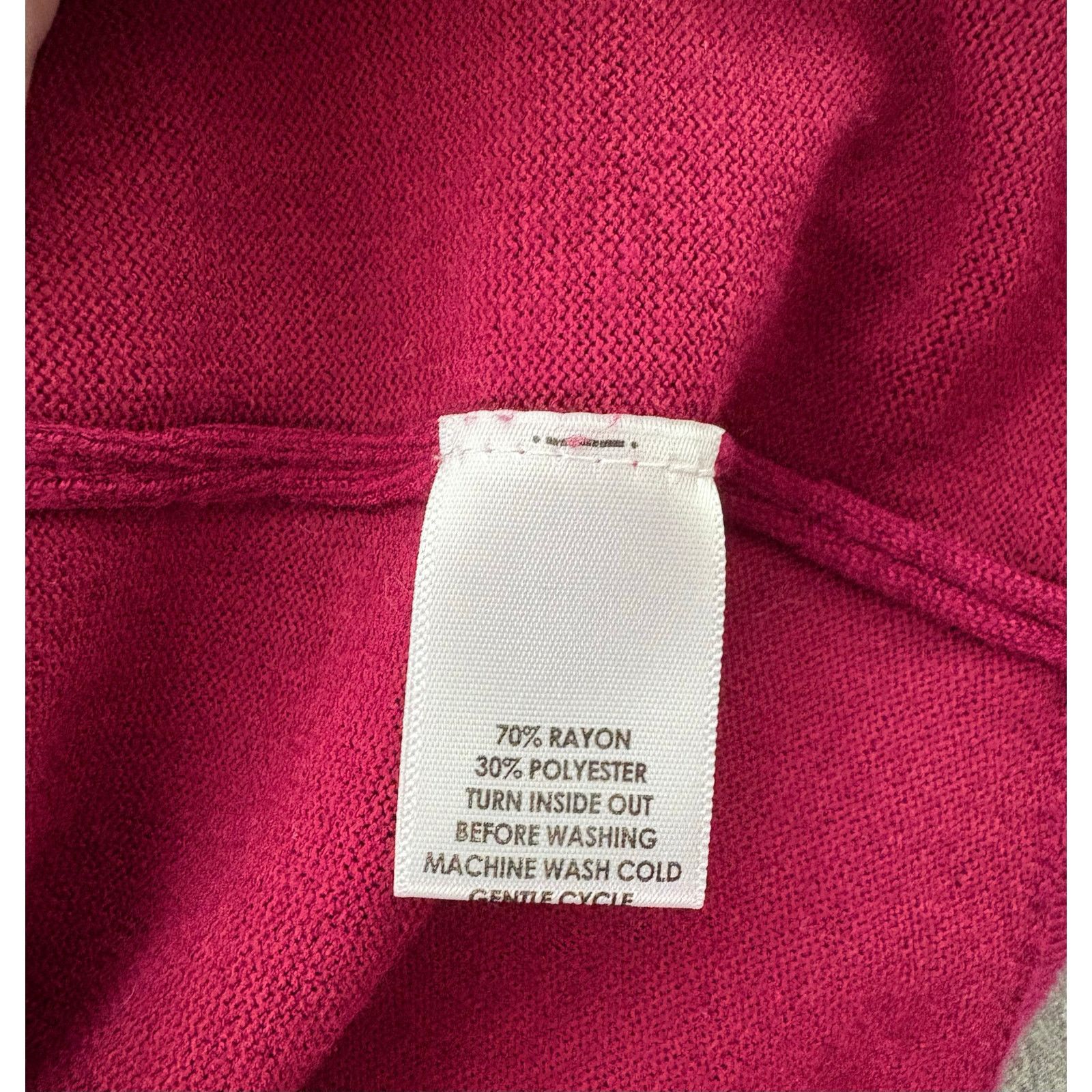 Other Kim Rogers | Women's Solid Soft Cardigan Sweater | Large Size L / US 10 / IT 46 - 3 Thumbnail