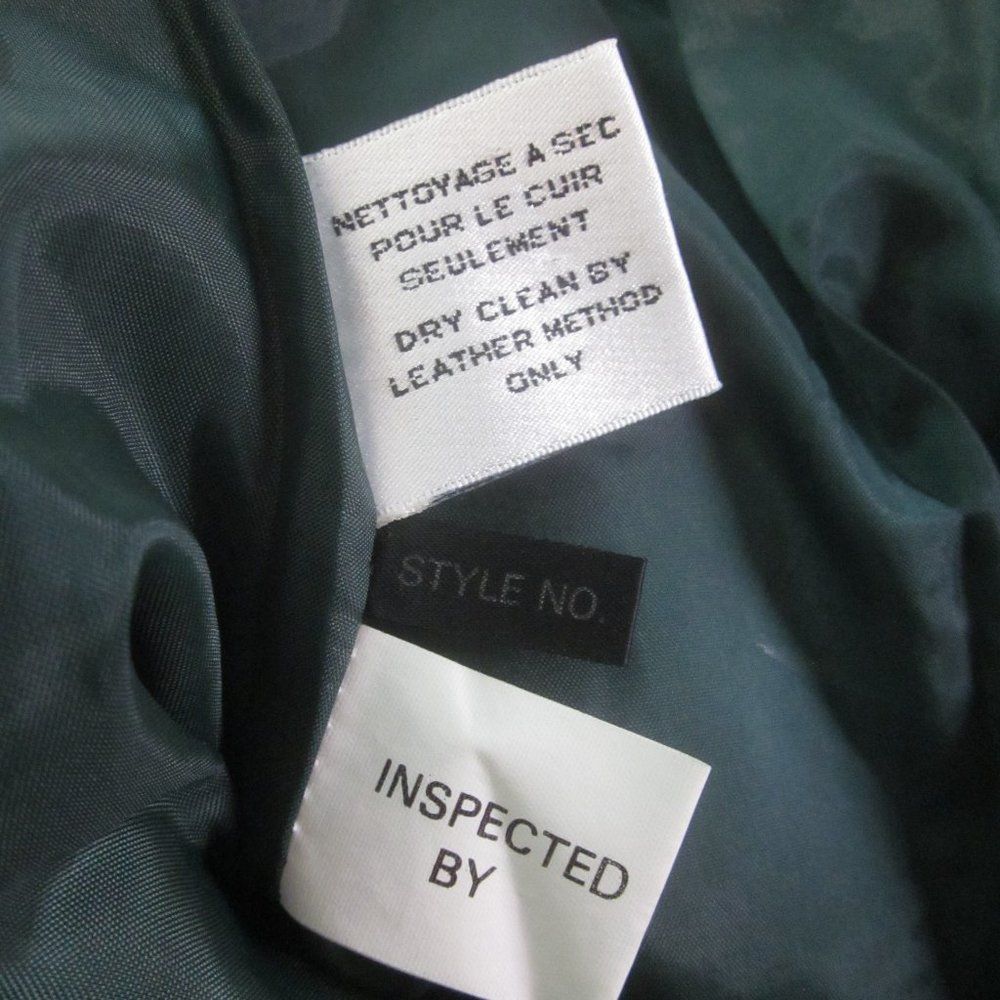 Vintage Green Leather Pleated Shorts Juniors Size 7 Jay Jacobs by ADA Vintage 1970's Size 26" / US 2 / IT 38 - 7 Thumbnail