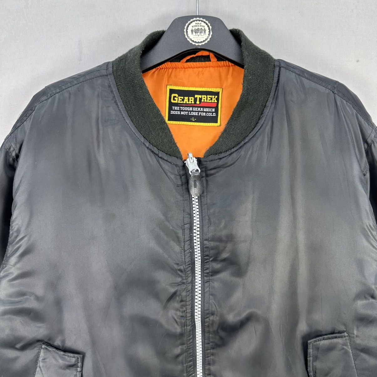 Japanese Brand Vintage Bomber Jacket Reversible Outdoor Gear by Gear Trek Size US L / EU 52-54 / 3 - 8 Thumbnail