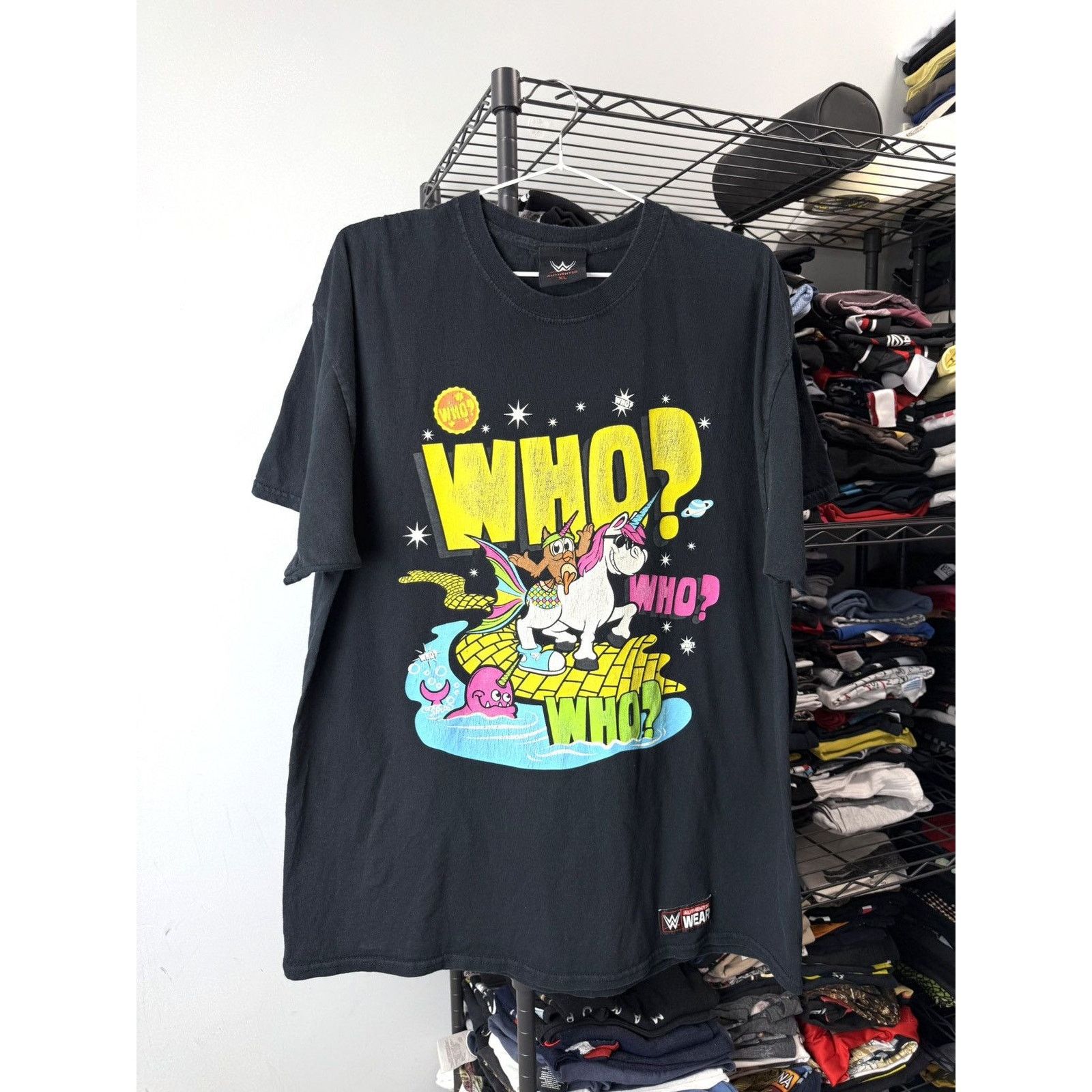 WWE Vintage WWE New Day Thats WHO? WWF T Shirt Wrestling Size US XL / EU 56 / 4 - 1 Thumbnail