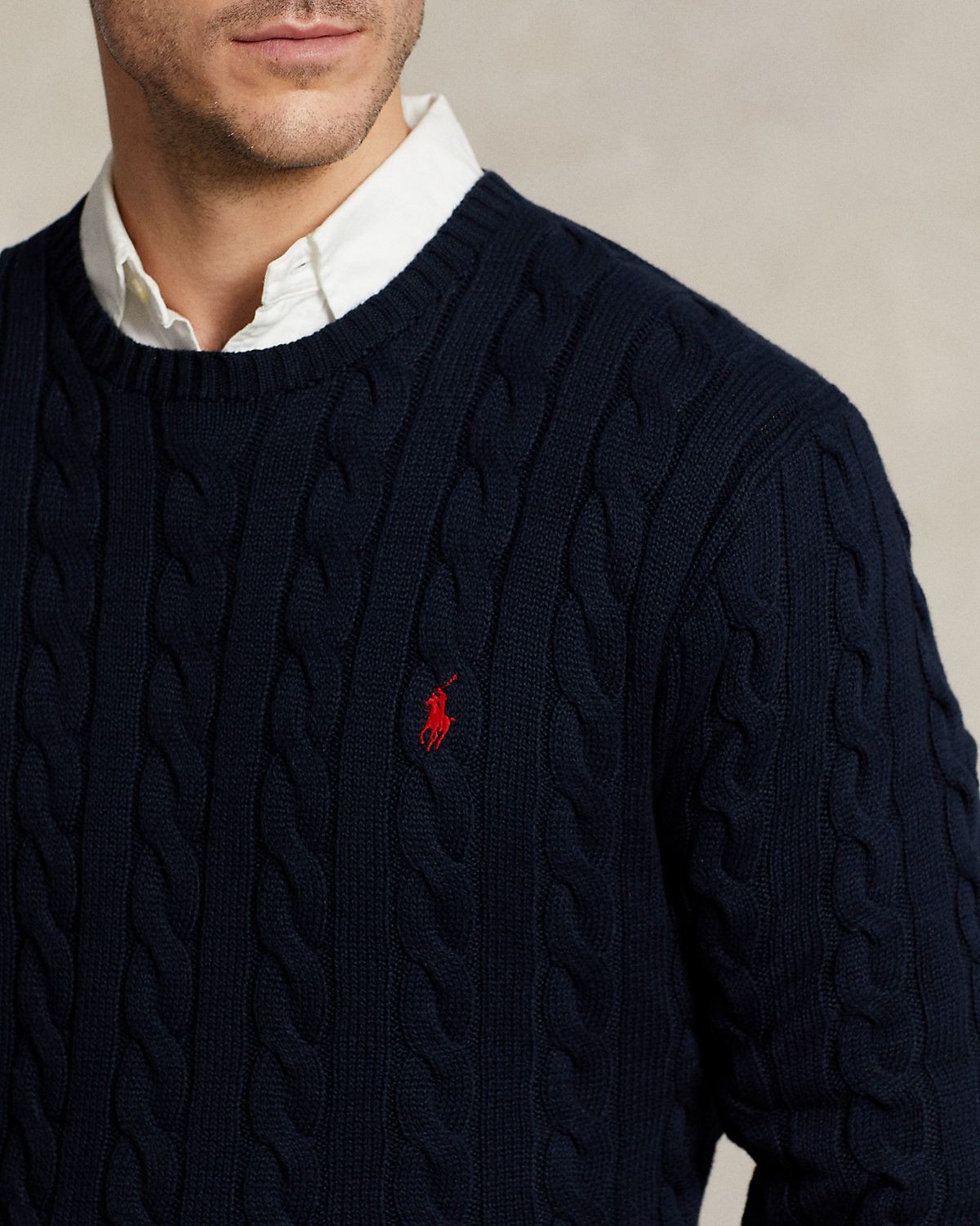 Polo Ralph Lauren Polo Ralph Lauren Cable Knit Size US L / EU 52-54 / 3 - 6 Thumbnail