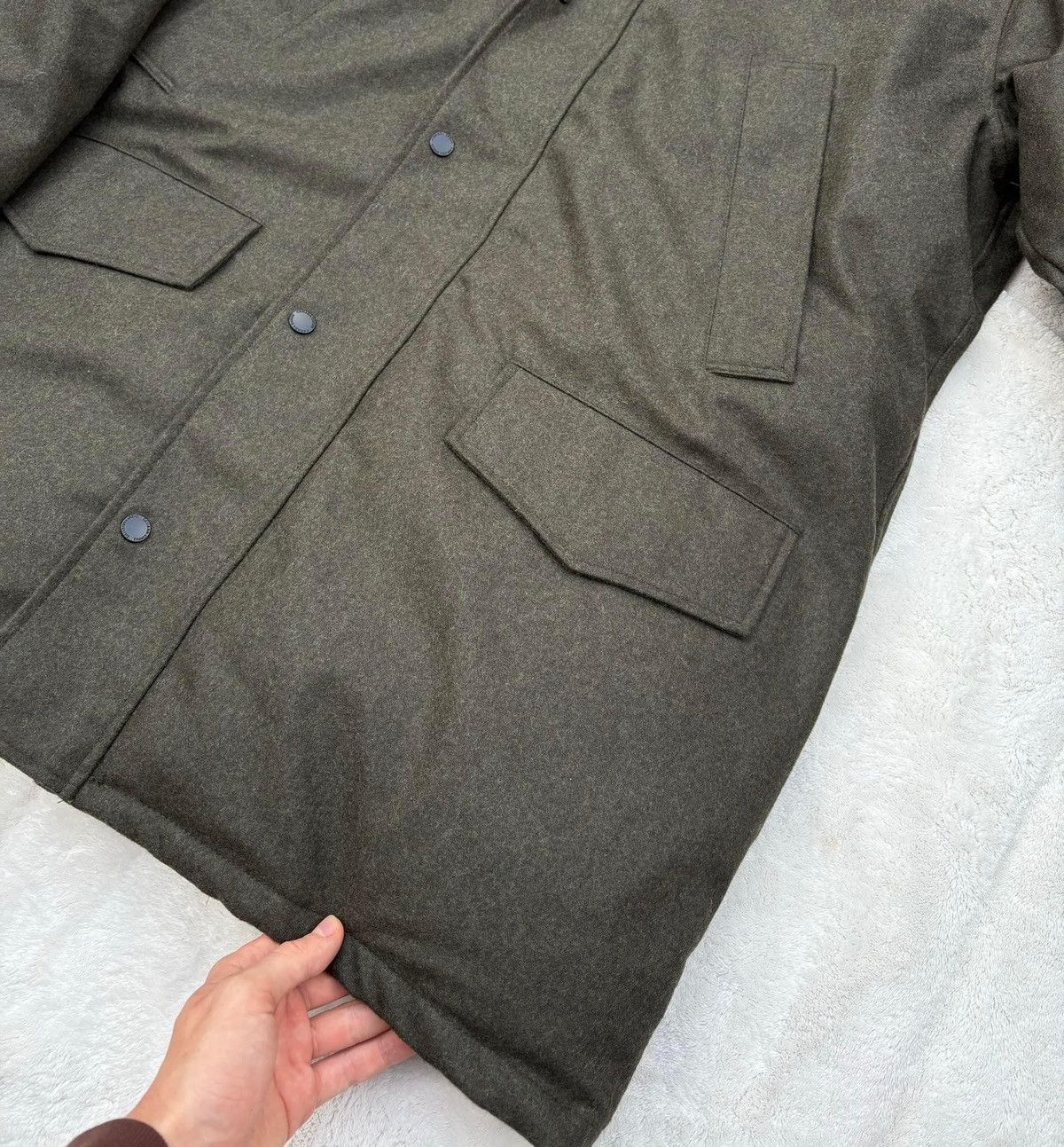 Canada Goose Canada Goose Langford Military Green Wool Parka Size US XL / EU 56 / 4 - 3 Thumbnail