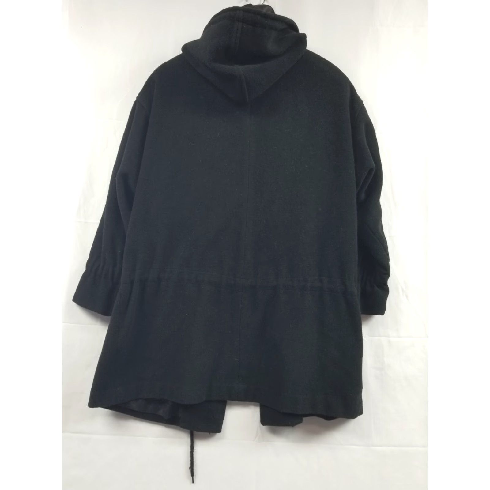 Vintage VINTAGE Braefair Coat Hooded Black Wool Women XL Pea Coat Measurements See All Pics Button Missing Women XL-2XL Size XL / US 12-14 / IT 48-50 - 2 Thumbnail