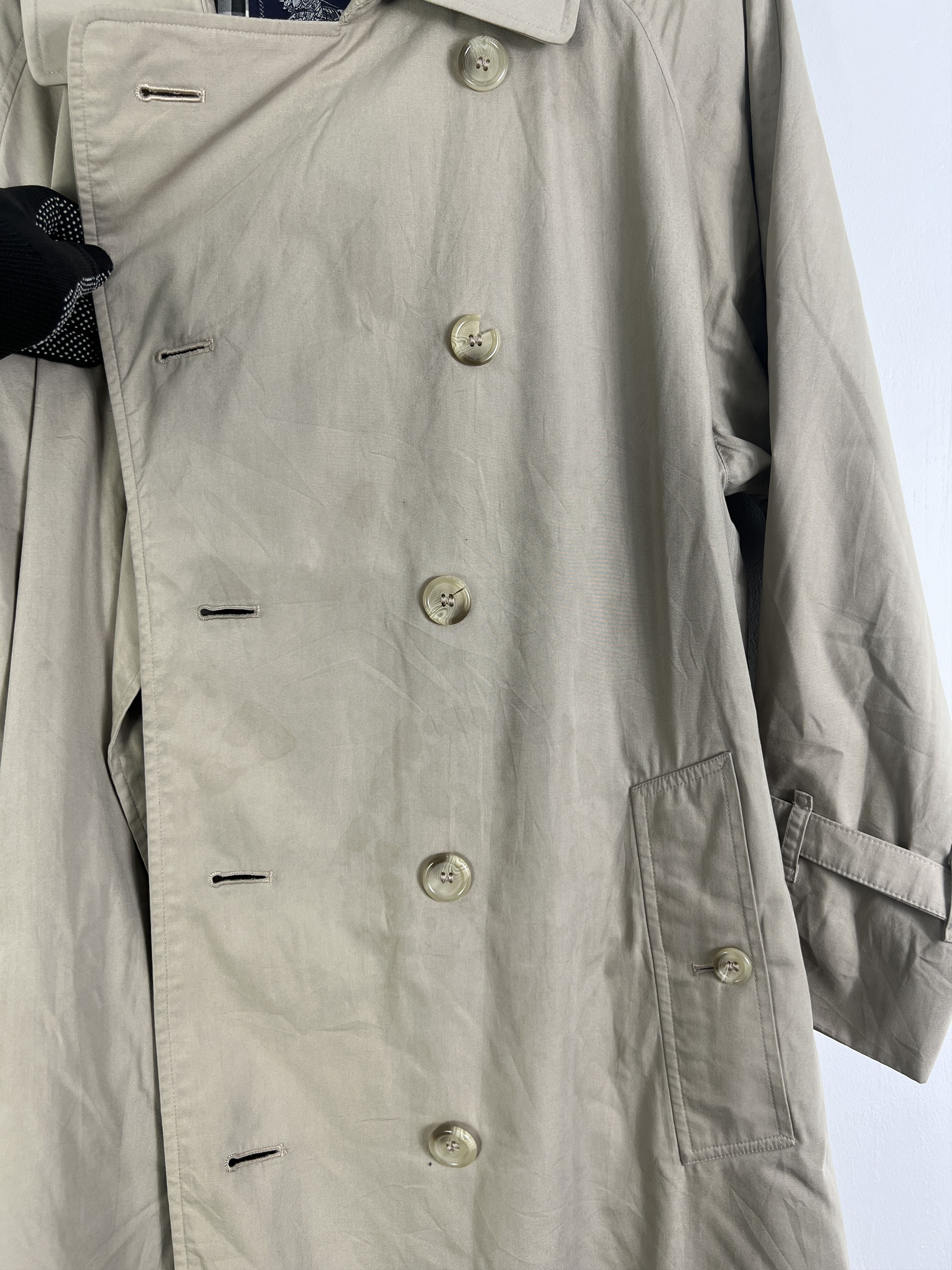 Burberry × Vintage Vintage Burberrys Lined Plaid Coat GTMPT842 Size US L / EU 52-54 / 3 - 9 Thumbnail