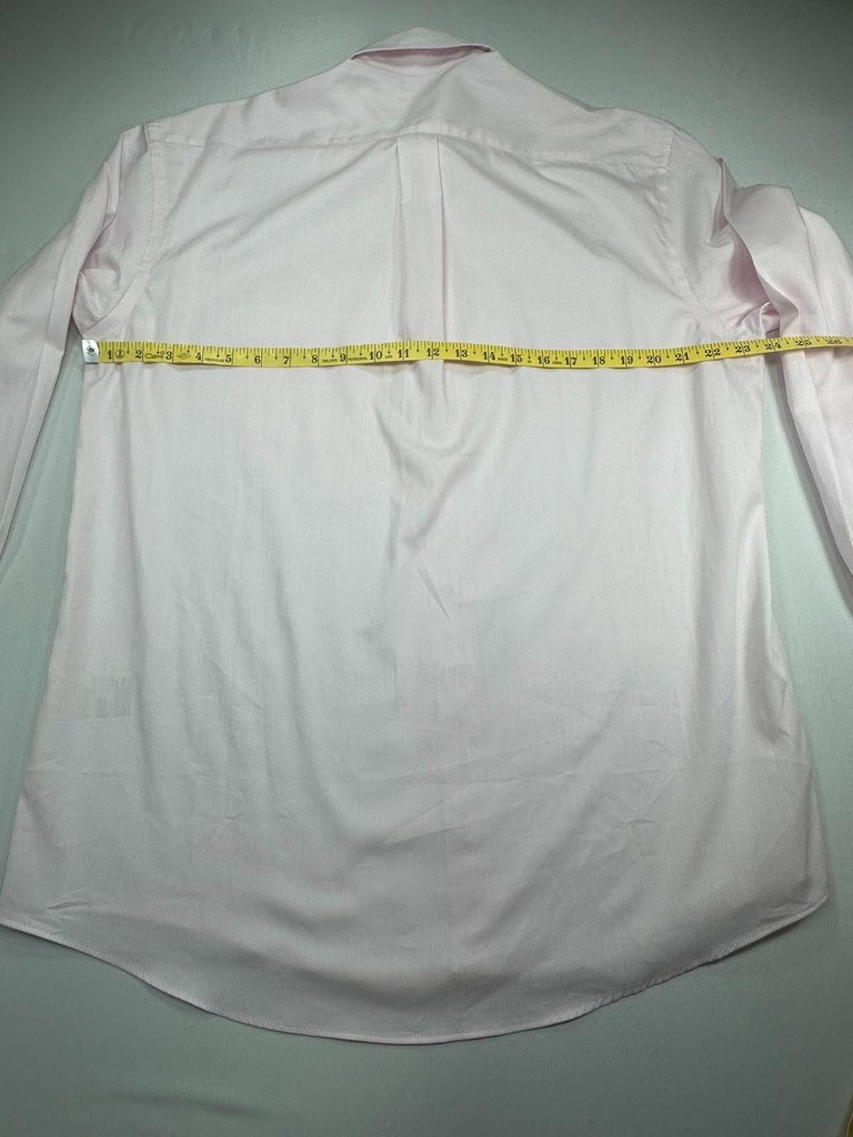 Club Room Club Room Stretch Reg Fit Easy Care Button Down Pink 34/35 L Size 42R - 9 Thumbnail