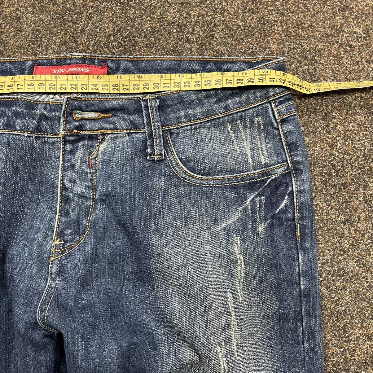 Vintage Vintage Y2K Flared Distressed Jeans Thrashed Skate Logo 32 Size US 32 / EU 48 - 7 Thumbnail