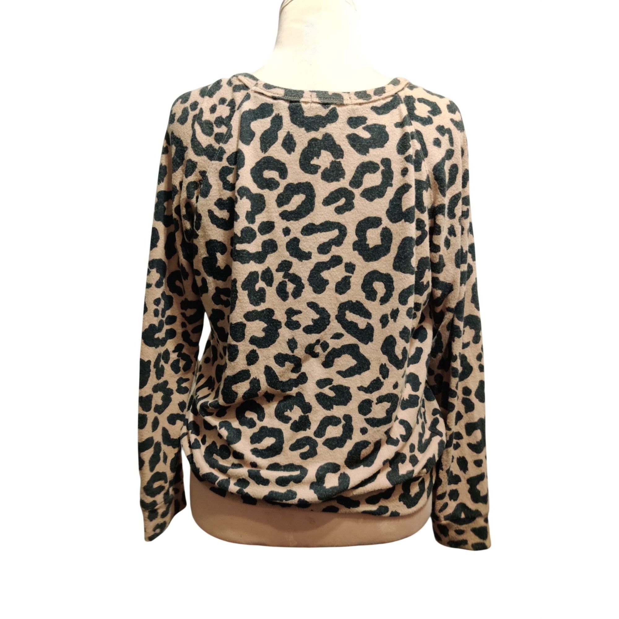 Buffalo David Bitton Buffalo David Bitton size L Leopard Print Cozy Knit Top Boat Size L / US 10 / IT 46 - 3 Thumbnail
