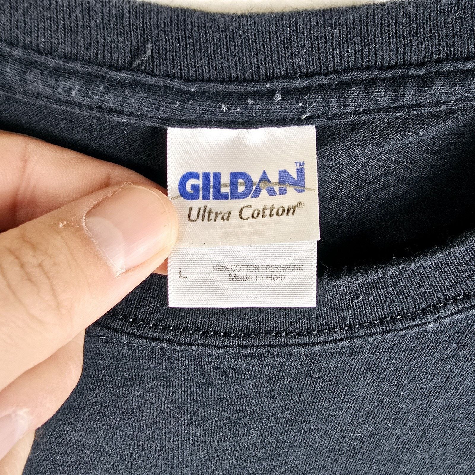 Gildan ASET Iwata Spray Gun Shirt Large Vintage Y2K Reaper Size US L / EU 52-54 / 3 - 4 Thumbnail
