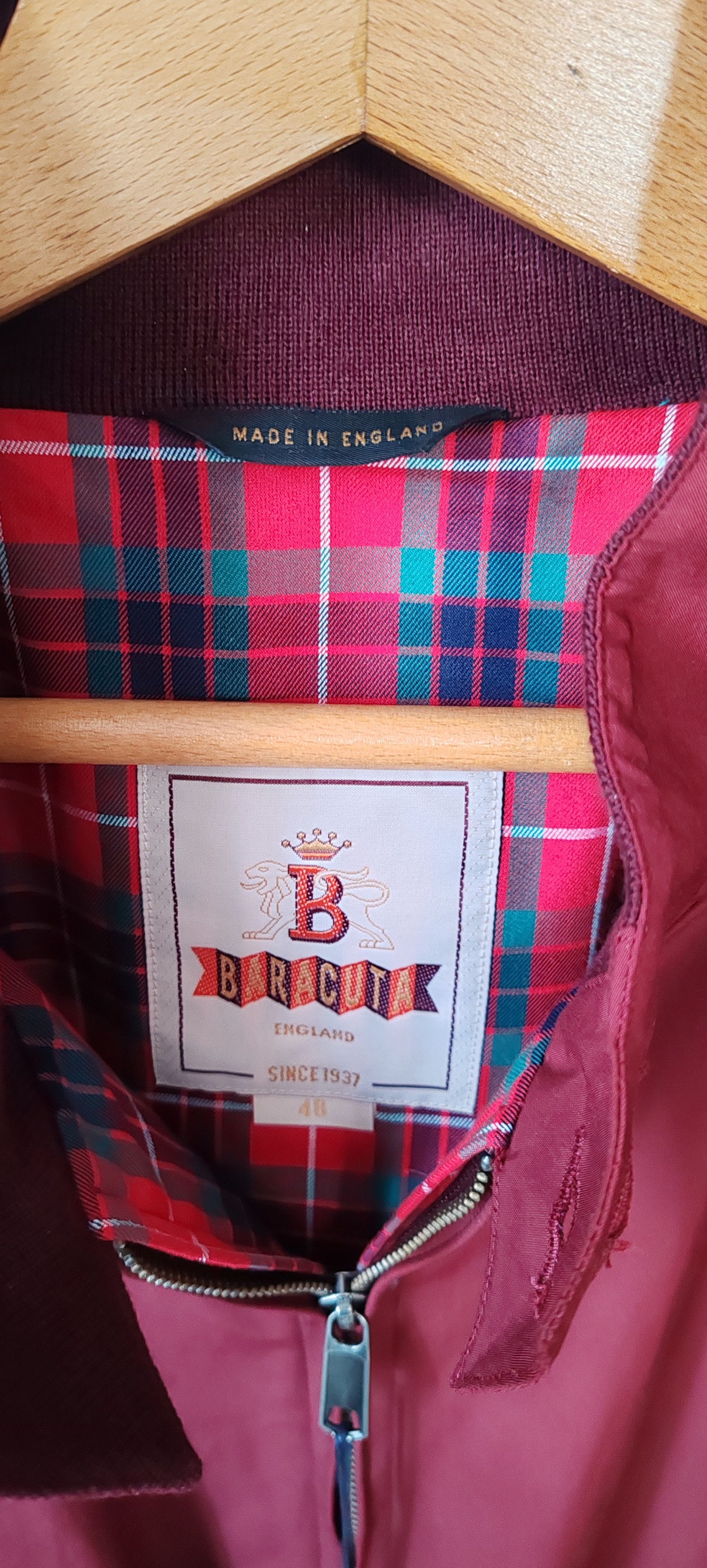 Baracuta Veste Bordeau Baracuta G9 /Classic Clot 5232 Tg:48Uk. Size US M / EU 48-50 / 2 - 5 Thumbnail
