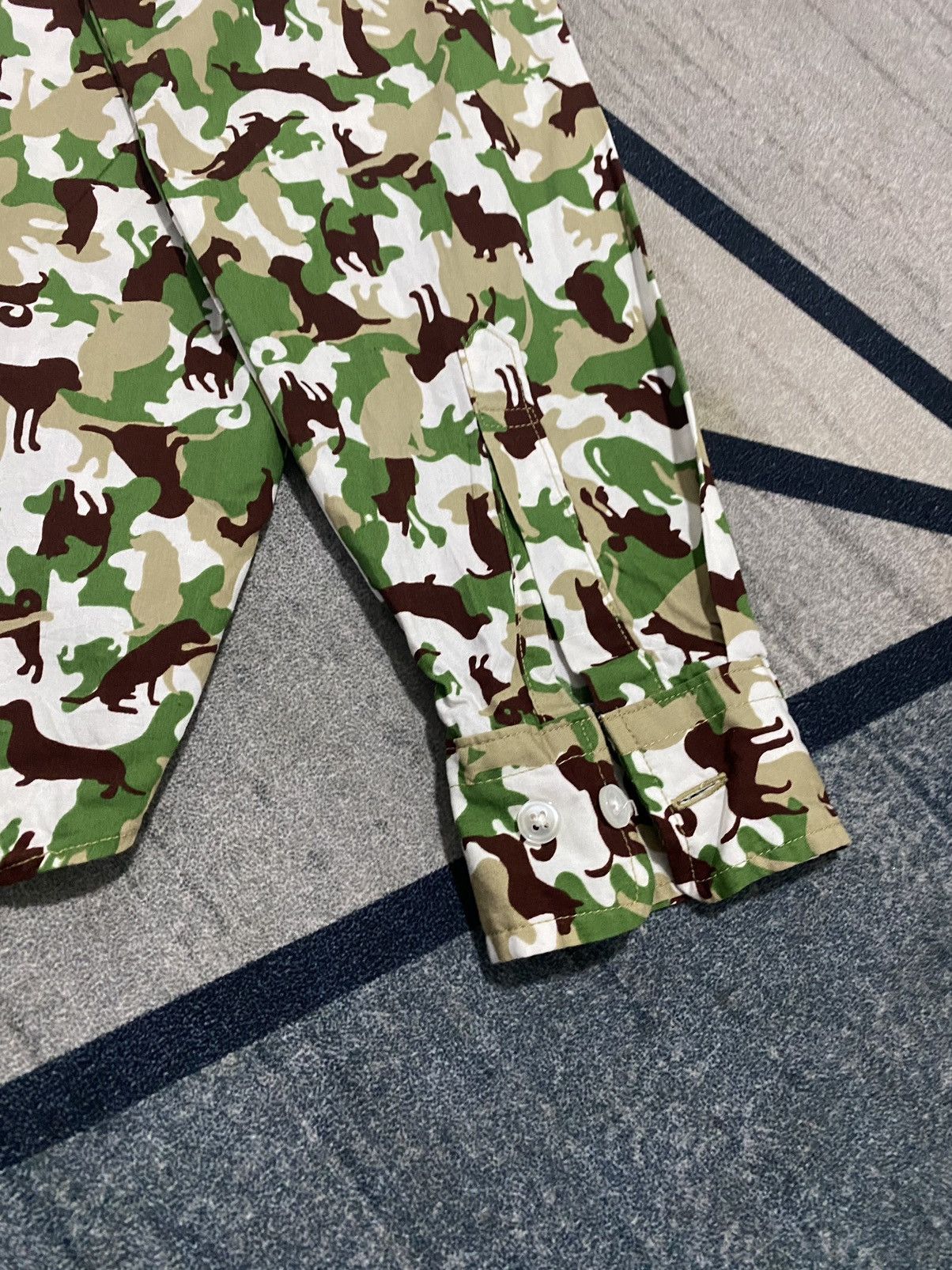 Japanese Brand Agate Label Animal Camo Longsleeves Shirts Large Size US L / EU 52-54 / 3 - 8 Thumbnail