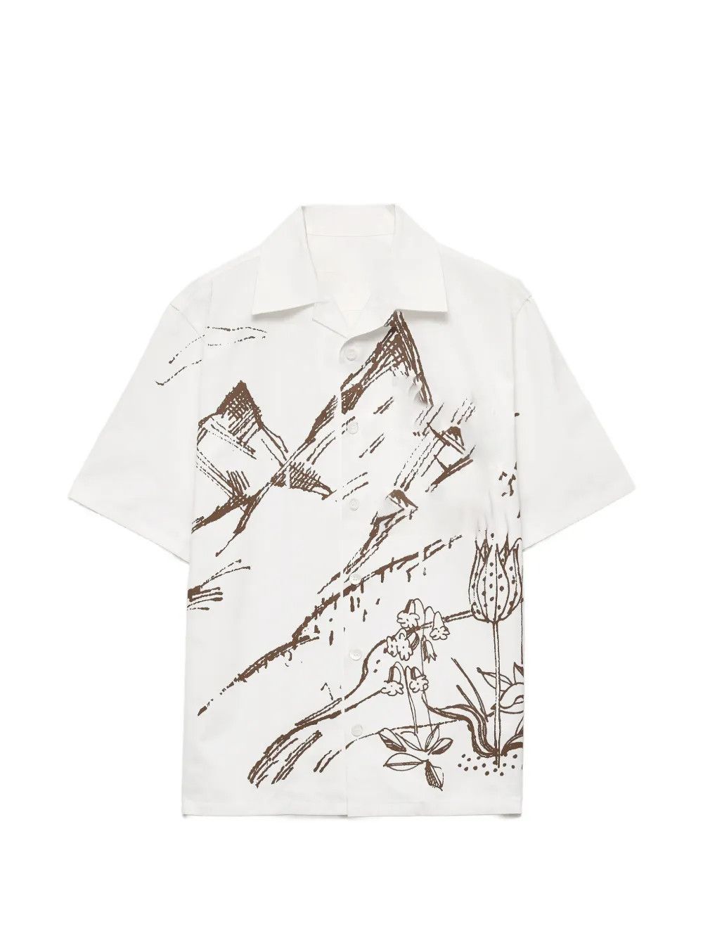 Other Mountain-Print Button Shirt – Outdoor Landscape Casual Shirt Size US S / EU 44-46 / 1 - 3 Thumbnail