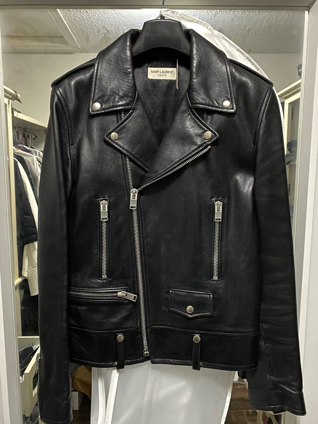 Saint Laurent Paris Saint Laurent Paris L01 sheepskin jacket Size US M / EU 48-50 / 2 - 1 Thumbnail