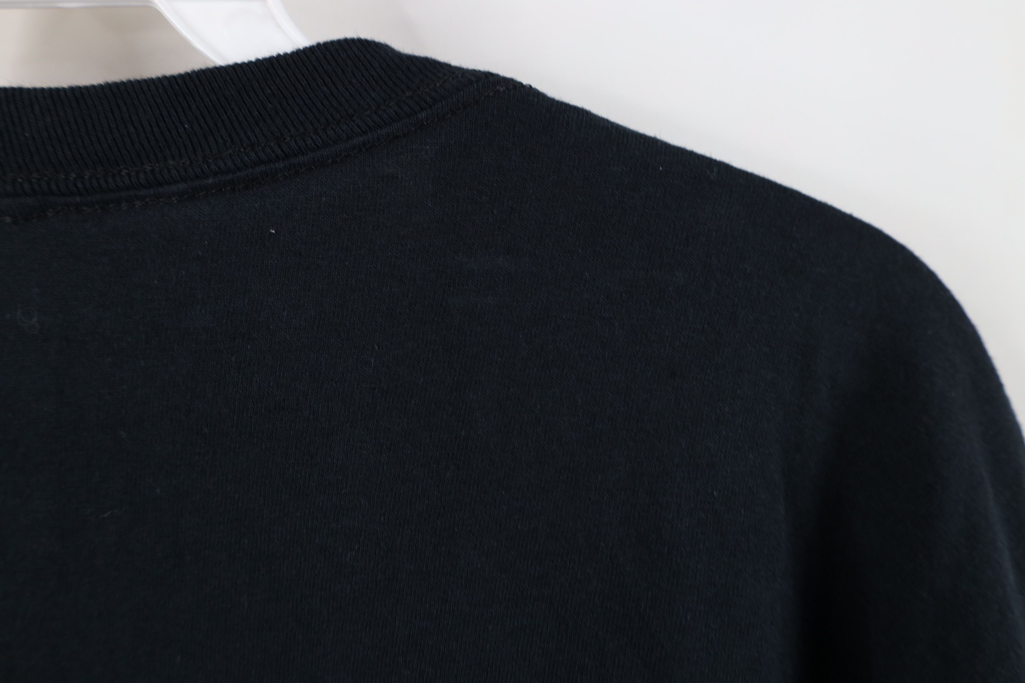 Vintage Vintage 90s Y2K Streetwear Blank Long Sleeve T-Shirt Black Size US L / EU 52-54 / 3 - 10 Thumbnail