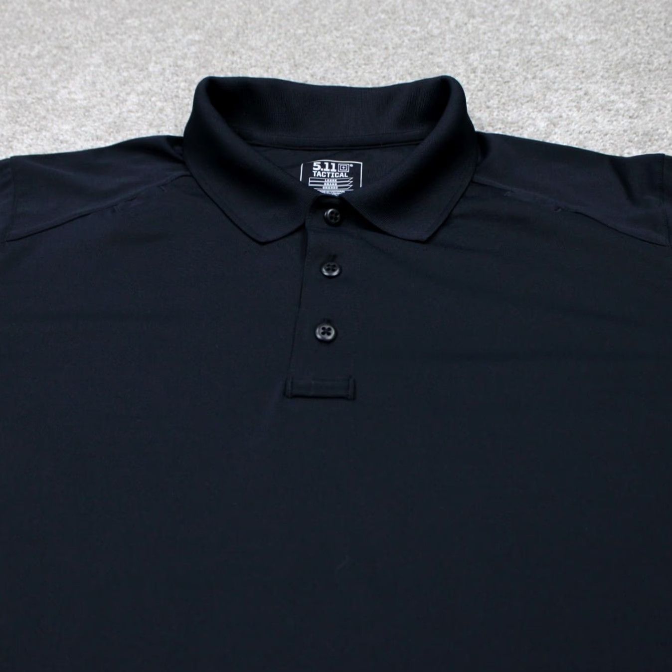 Vintage 5.11 Tactical Helios Polo Shirt Mens Large Black Short Sleeve Polyester Pullover Polo Size US L / EU 52-54 / 3 - 4 Thumbnail