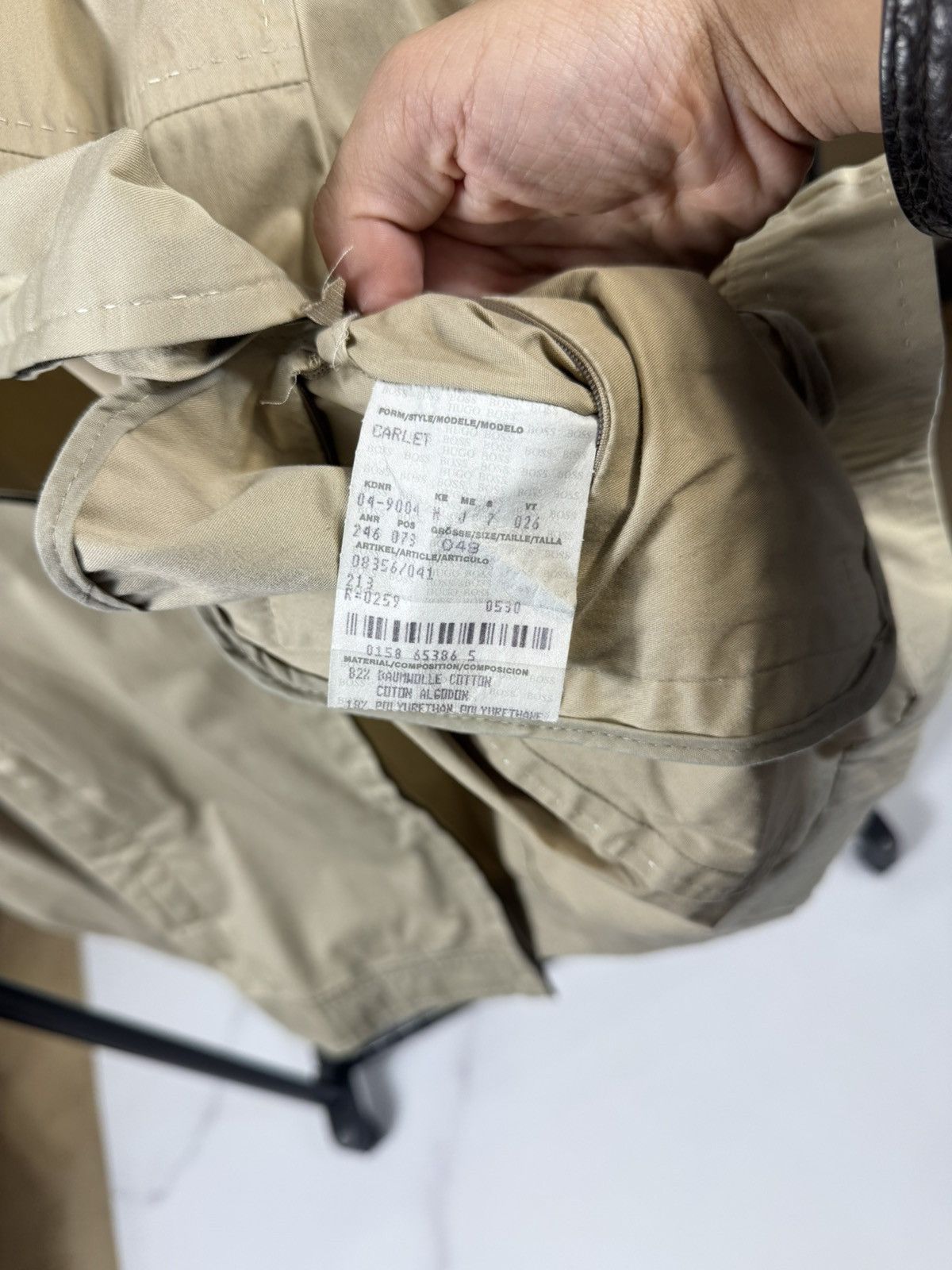 Hugo Boss Vintage Hugo Boss Carlet Luxury Men's Jacket Made in Italy Size US M / EU 48-50 / 2 - 14 Thumbnail