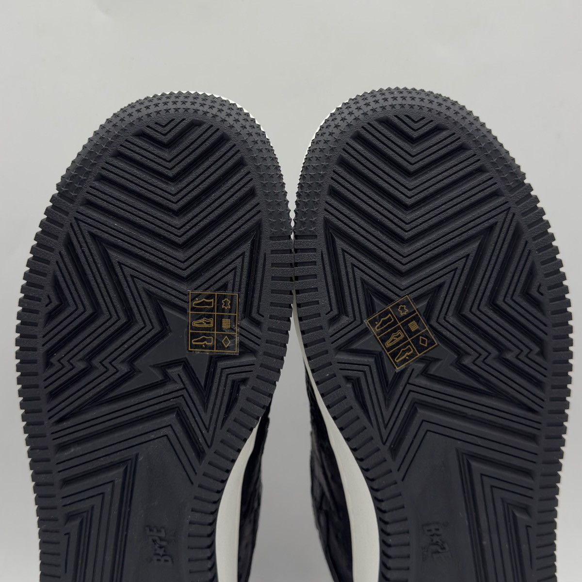 Bape A Bathing Ape Bapesta Neighborhood Black 2023 Size US 12 / EU 45 - 16 Thumbnail