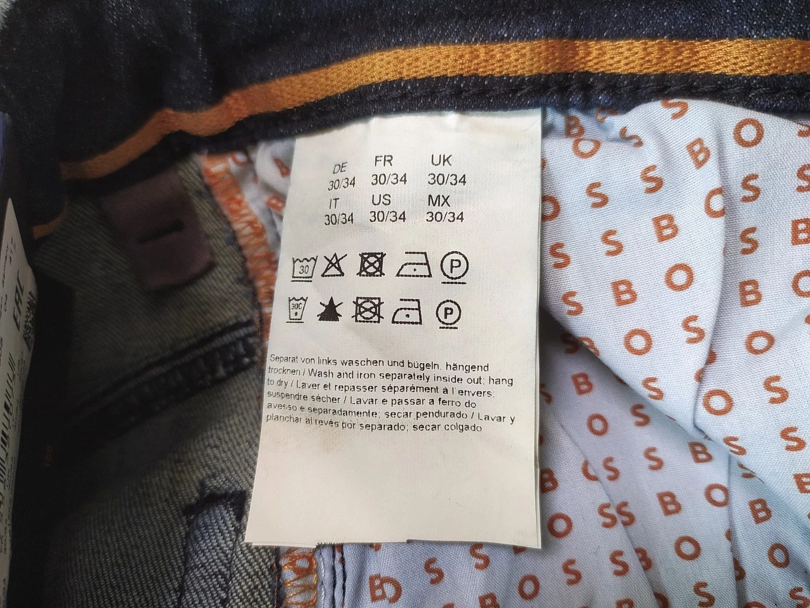 Hugo Boss HUGO BOSS DELAWARE Slim fit men's Jeans T- 6073 Size US 30 / EU 46 - 10 Thumbnail
