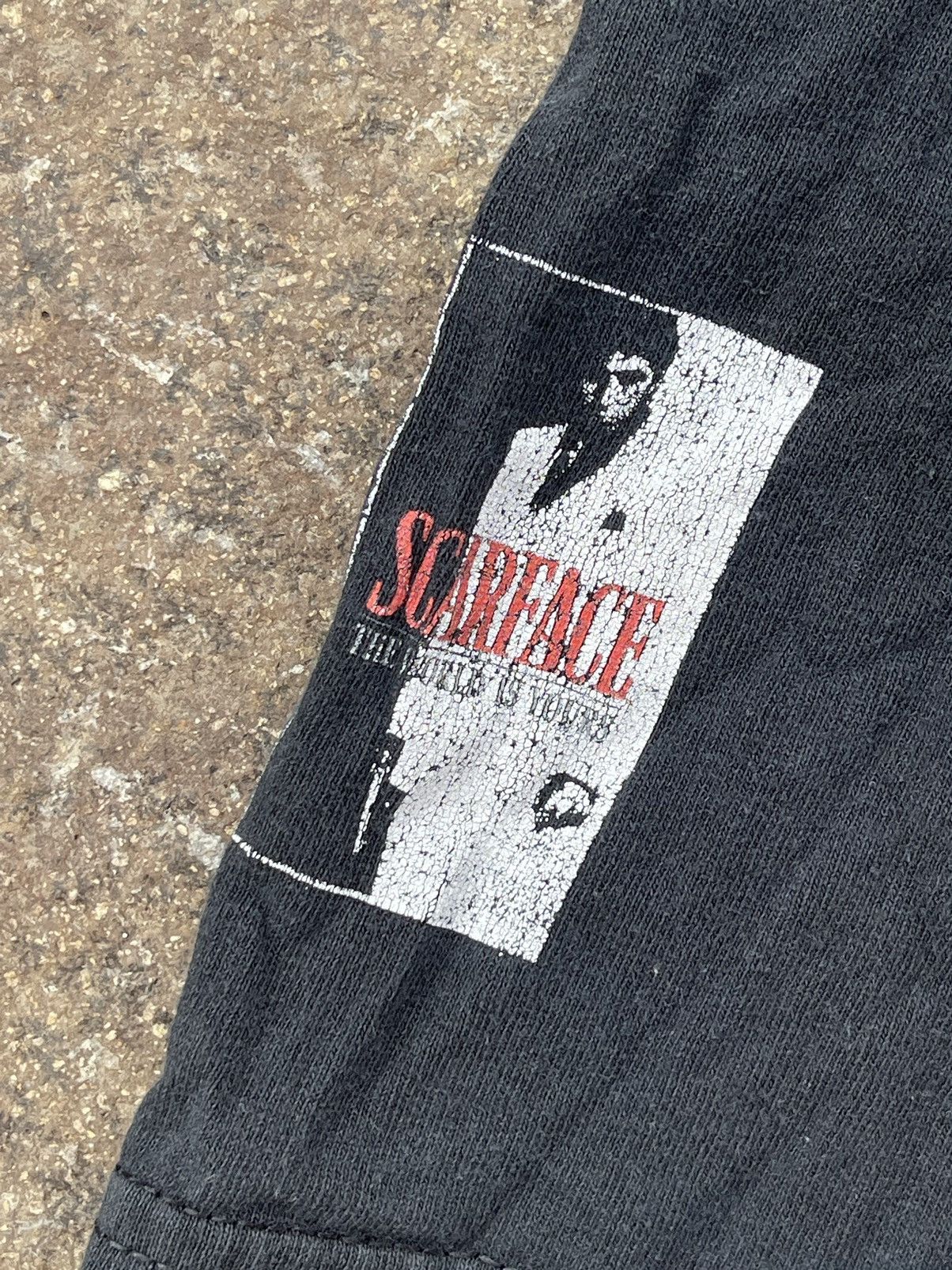 Vintage 90’s Scarface Promo Movie T-shirt vintage be Tony Montana Size US L / EU 52-54 / 3 - 6 Thumbnail