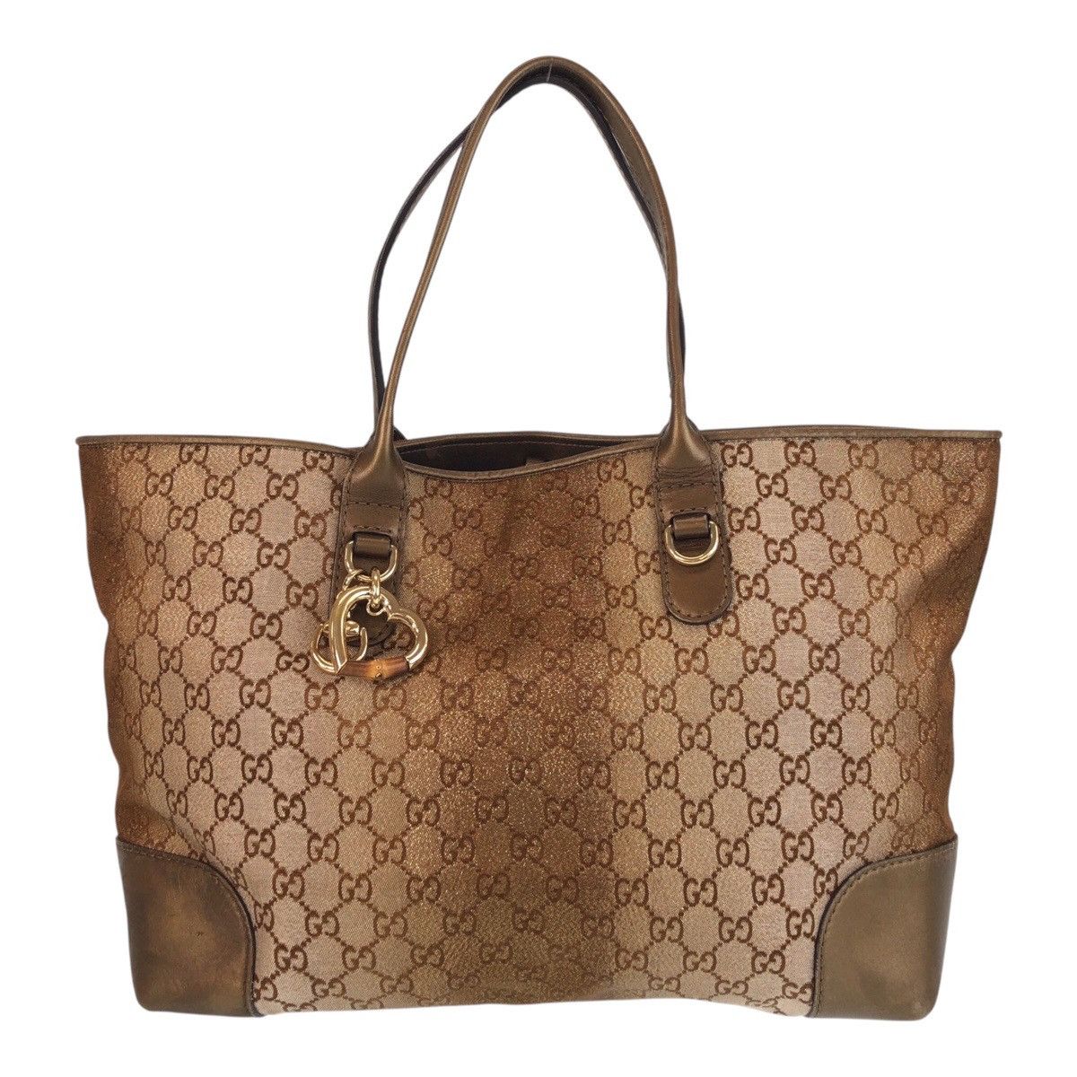 Gucci Gucci GG Canvas 2Way Tote Bag Canvas Shoulder Bag 269956 in Brown, Women's