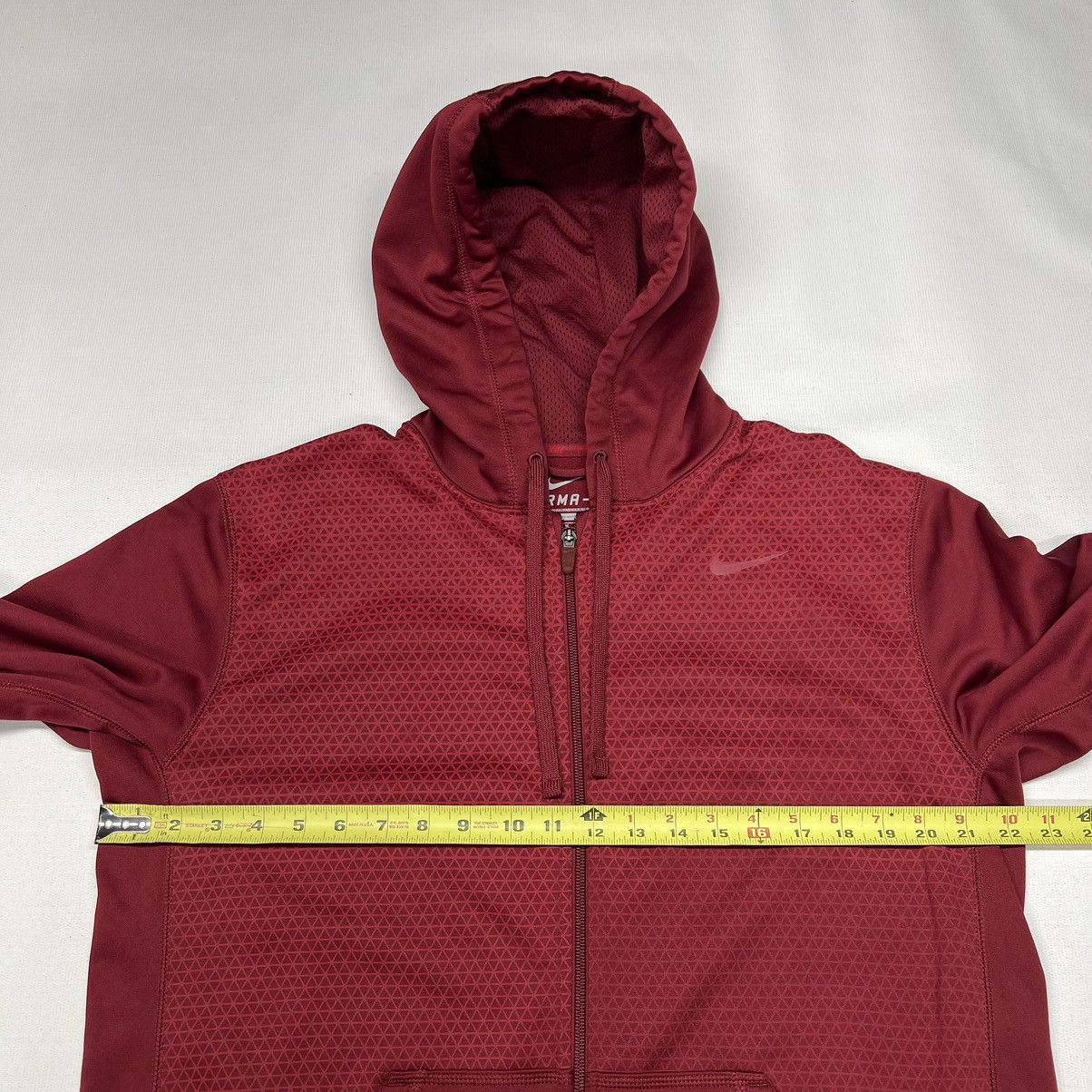 Nike Nike Hoodie Red Therma-Fit Zip Sweatshirt Sweater Fleece Size US M / EU 48-50 / 2 - 19 Thumbnail