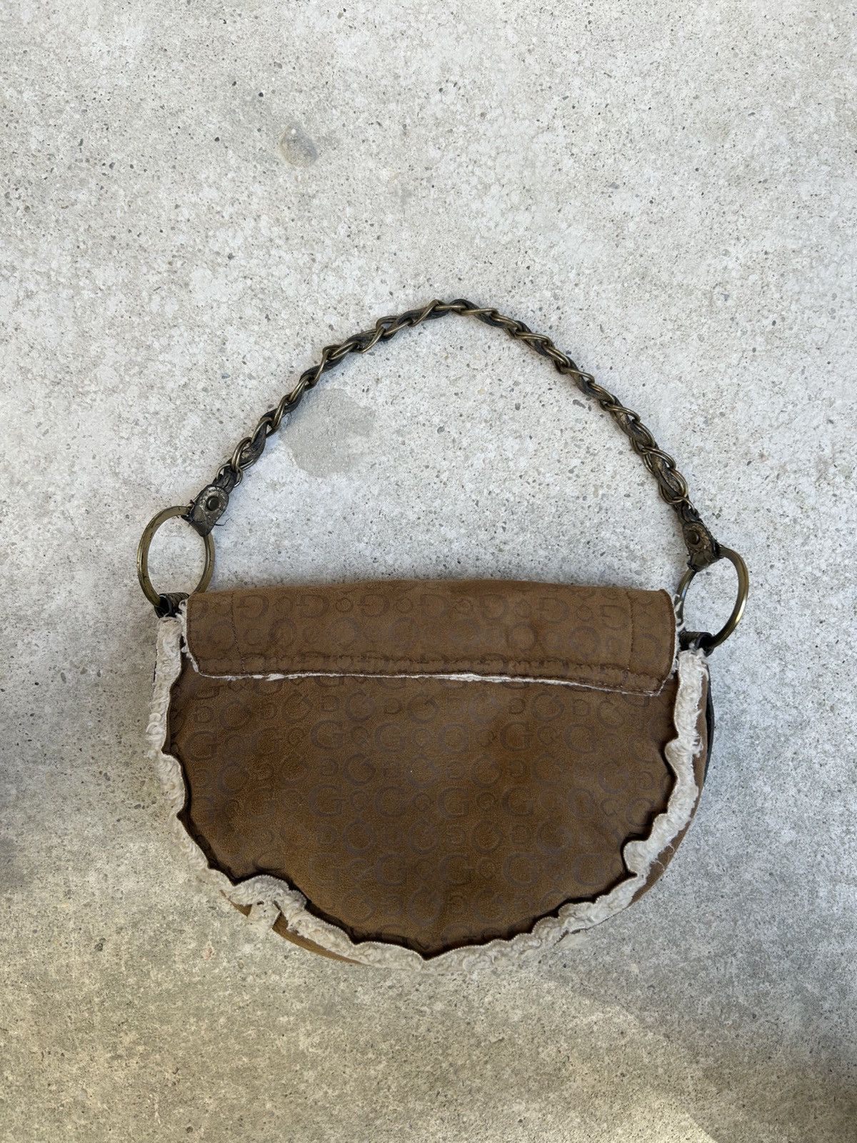 Guess Guess Camel brown padded Shoulder Bag Y2K monogram print Bag Size ONE SIZE - 14 Thumbnail