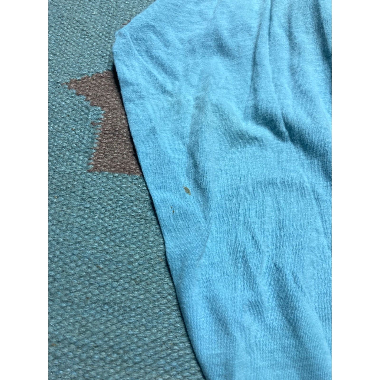 Vintage VINTAGE Mayo Spruce Long Sleeve Polo Shirt Turtleneck Blue 60s Cotton Men M Regular 60s Shirt Mens Size US M / EU 48-50 / 2 - 3 Thumbnail