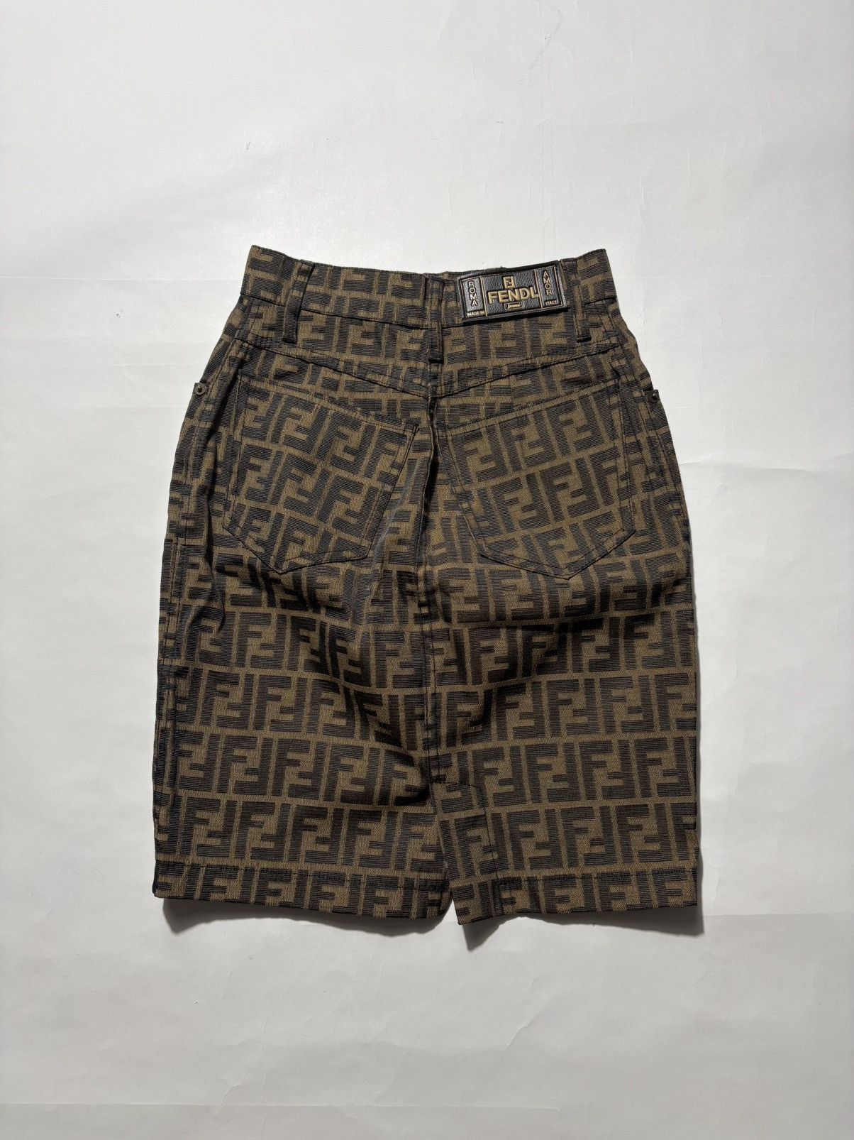 Fendi FENDI 1990-2000s ZUCCA MONOGRAM SKIRT Size 22" - 2 Thumbnail