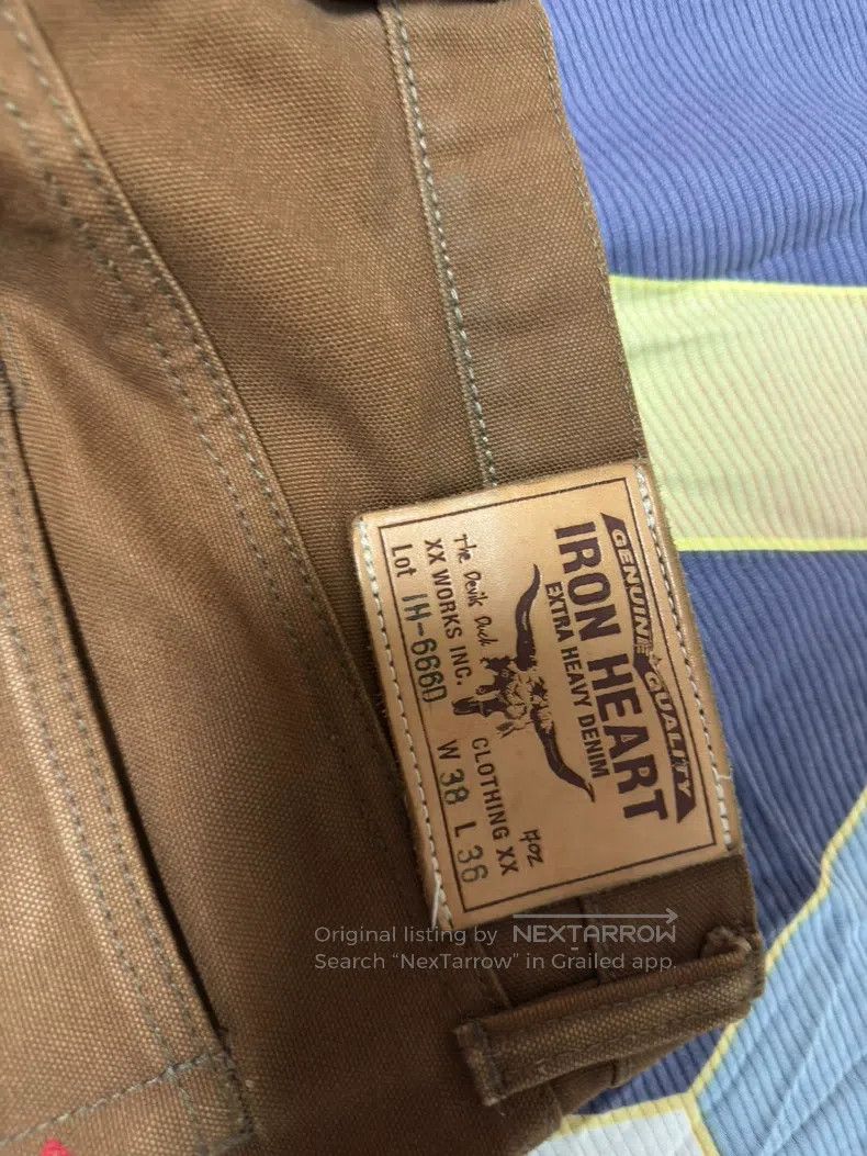 Iron Heart Iron Heart Bare-eared heavy canvas pants Size US 36 / EU 52 - 4 Thumbnail