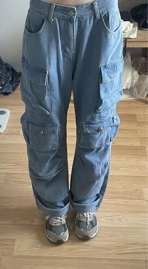 Japanese Brand Multi-Pocket Washed Cargo Pants Size US 32 / EU 48 - 1 Thumbnail