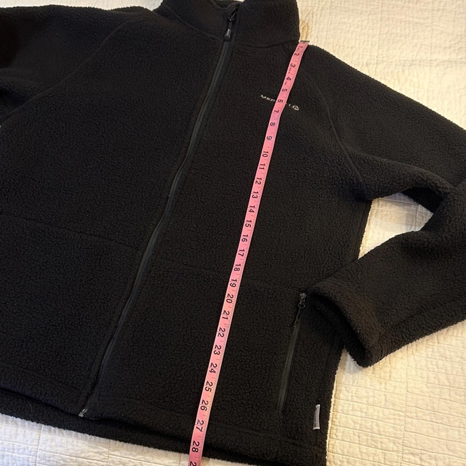 Merrell Merrell Large Zipper Fleece Jacket Retro Pile Black EUC Size US L / EU 52-54 / 3 - 6 Thumbnail