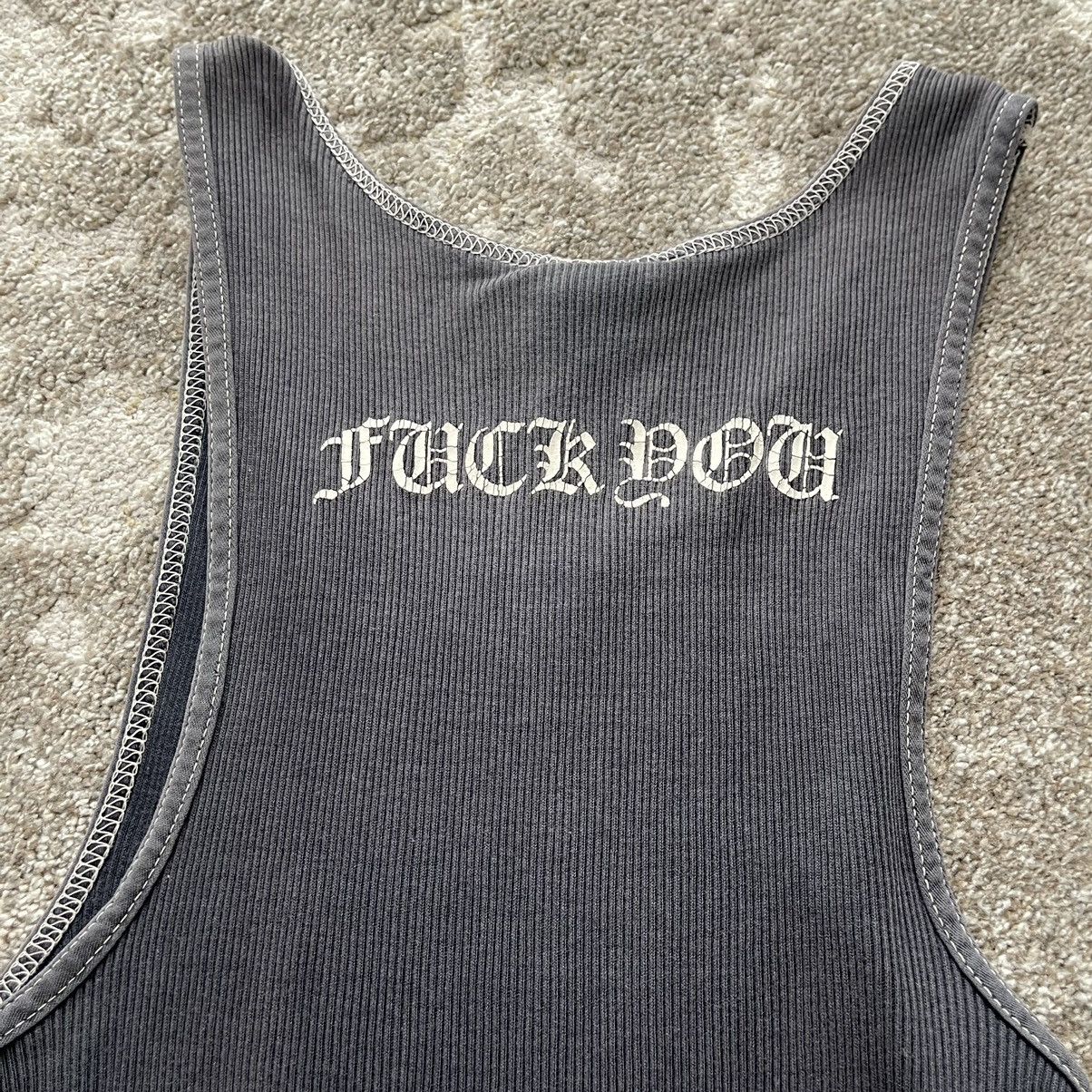 Chrome Hearts × Vintage Chrome Hearts Vintage LA Cross Horseshoe Tank Top Size M / US 6-8 / IT 42-44 - 2 Thumbnail