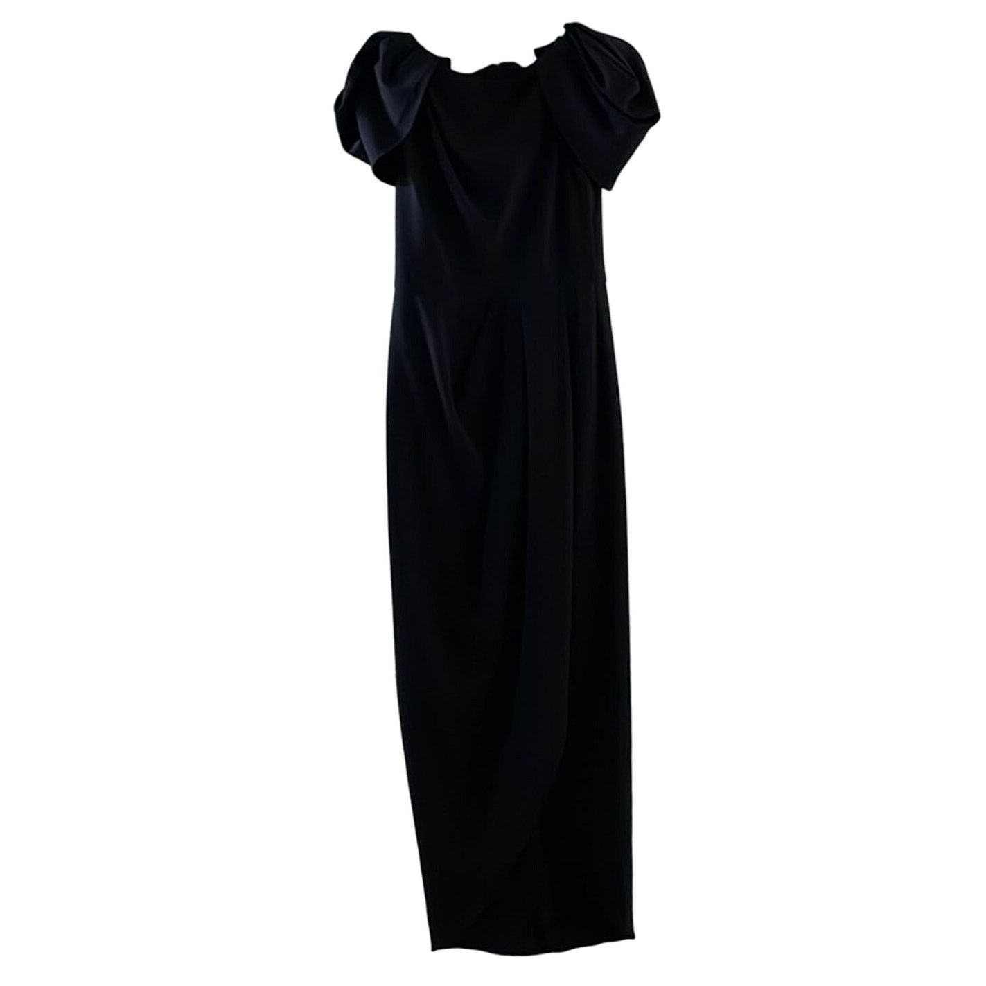 Anthropologie New Anthropologie BHLDN Sayre Dress $298 SIZE 2 Black Midi Size XS / US 0-2 / IT 36-38 - 3 Thumbnail