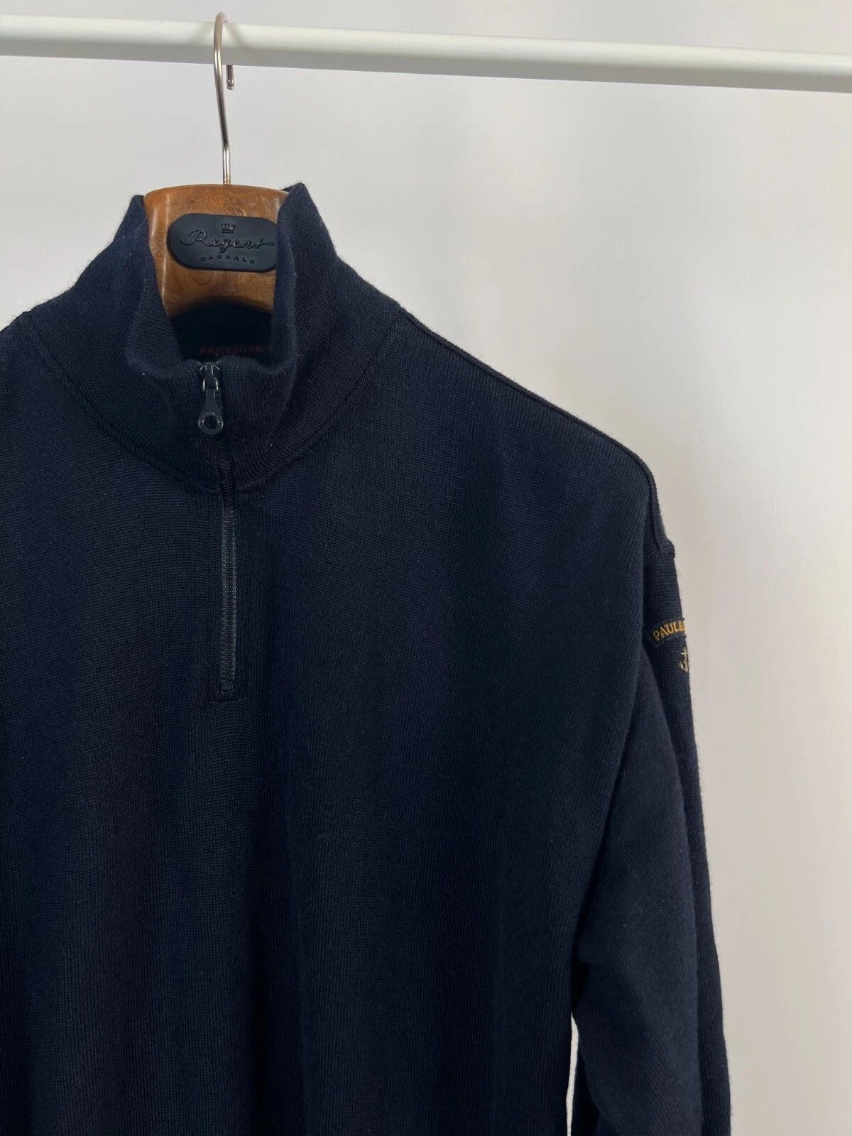 Paul & Shark Paul & Shark Yachting Bretagne Light Wool Pullover 1/4 Zip Size US L / EU 52-54 / 3 - 6 Thumbnail