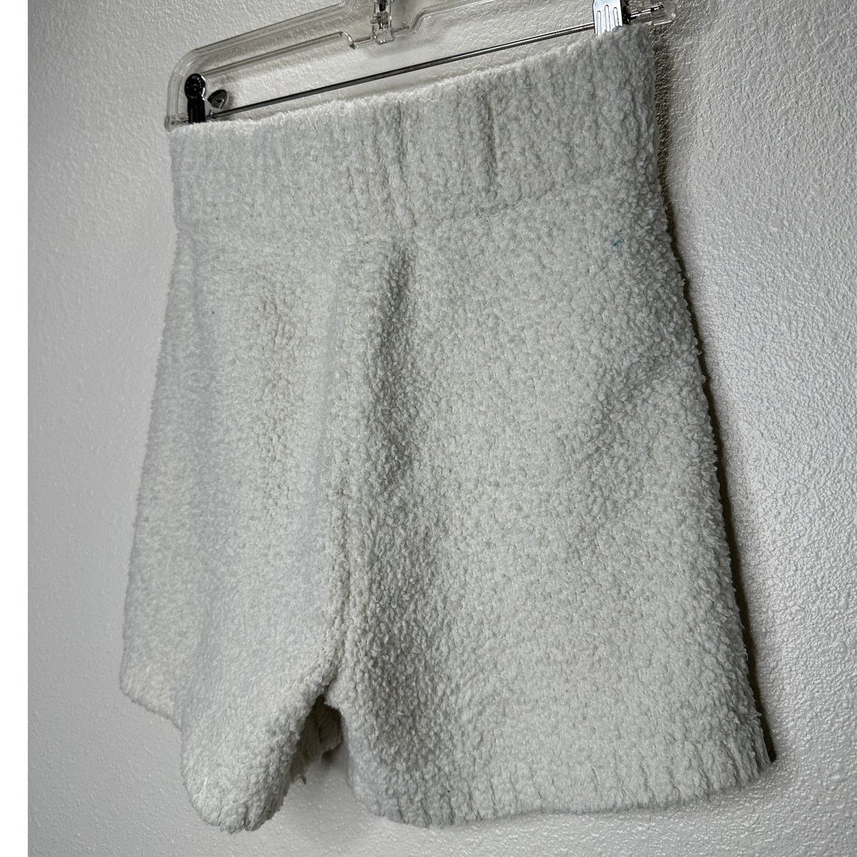 SKIMS Skims Ivory Cream Cozy Knit Stretch Terrycloth Shorts S / M Size 27" / US 4 / IT 40 - 5 Thumbnail