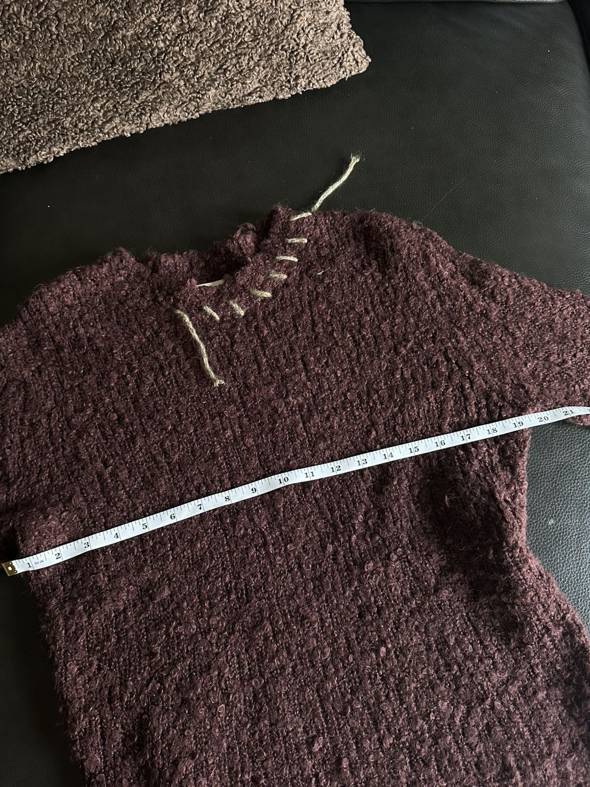Namacheko Namacheko M Chestnut Brown Maroon Wool Hankford Crewneck Size US M / EU 48-50 / 2 - 8 Thumbnail