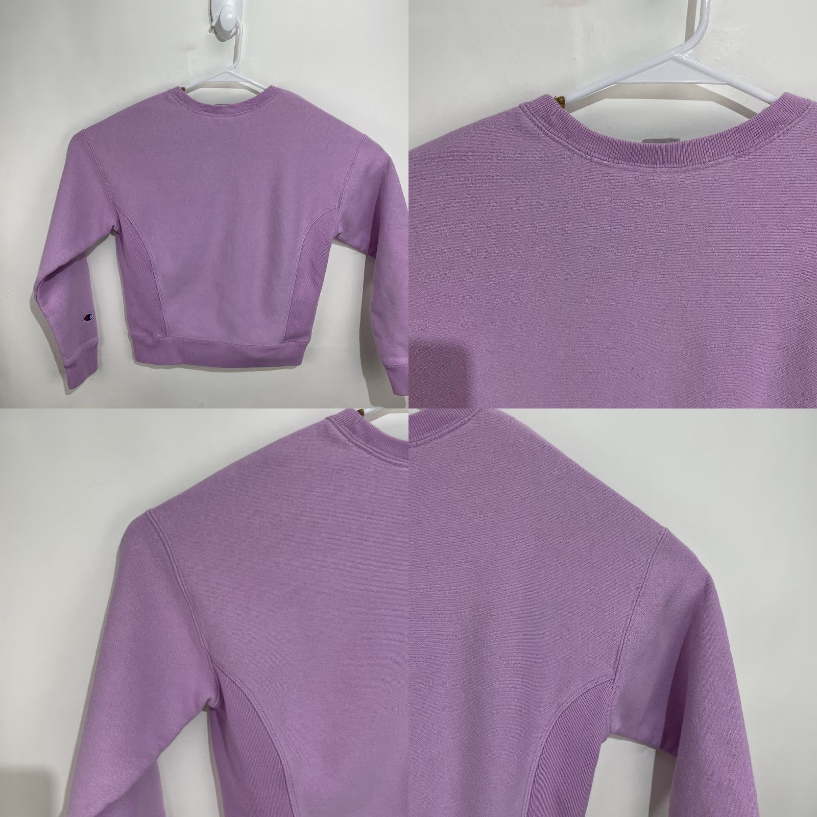 Champion VINTAGE Champion Sweater Womens Small Pink Reverse Weave Crewneck Pullover Sweatshirt Size S / US 4 / IT 40 - 9 Thumbnail