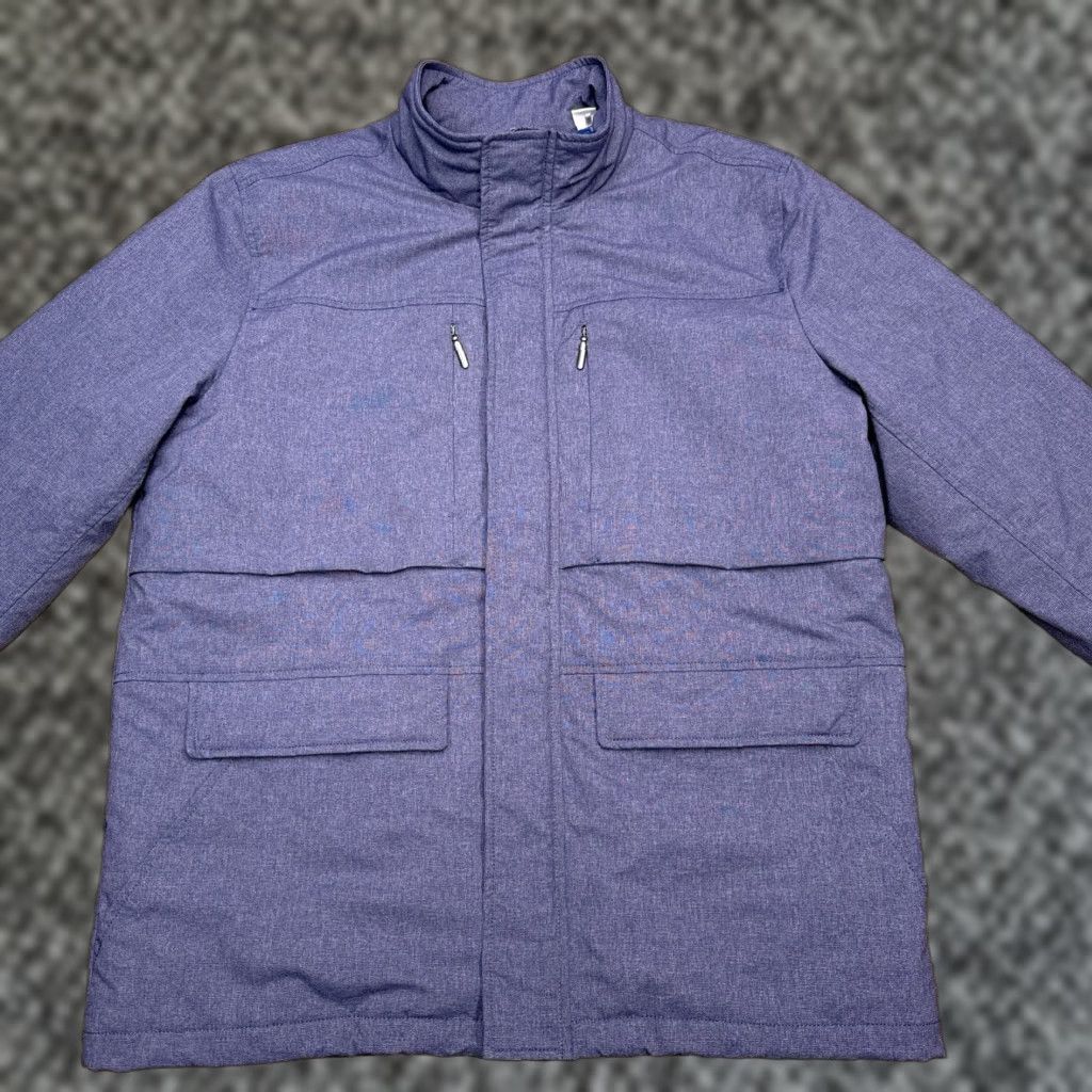 Tommy Bahama Tommy Bahama Cisco Bay Jacket Coat Mens L Blue Full Zip Bomber Jacket Size US L / EU 52-54 / 3 - 1 Thumbnail