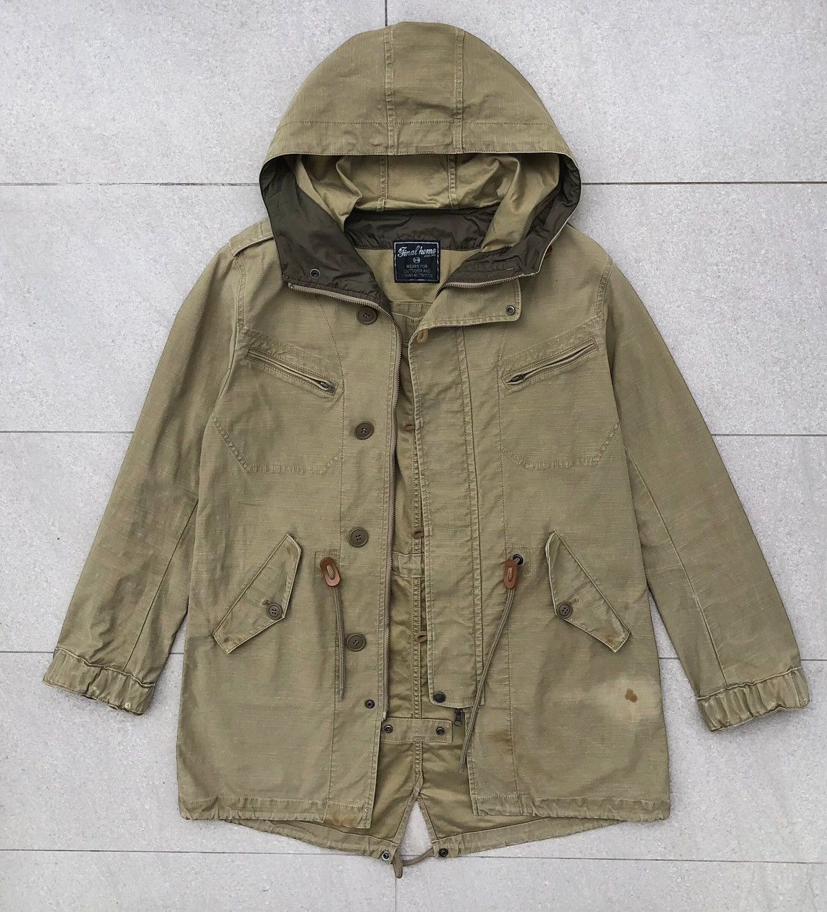 Final Home Vintage Final Home Military Parka Jacket Size US S / EU 44-46 / 1 - 2 Thumbnail