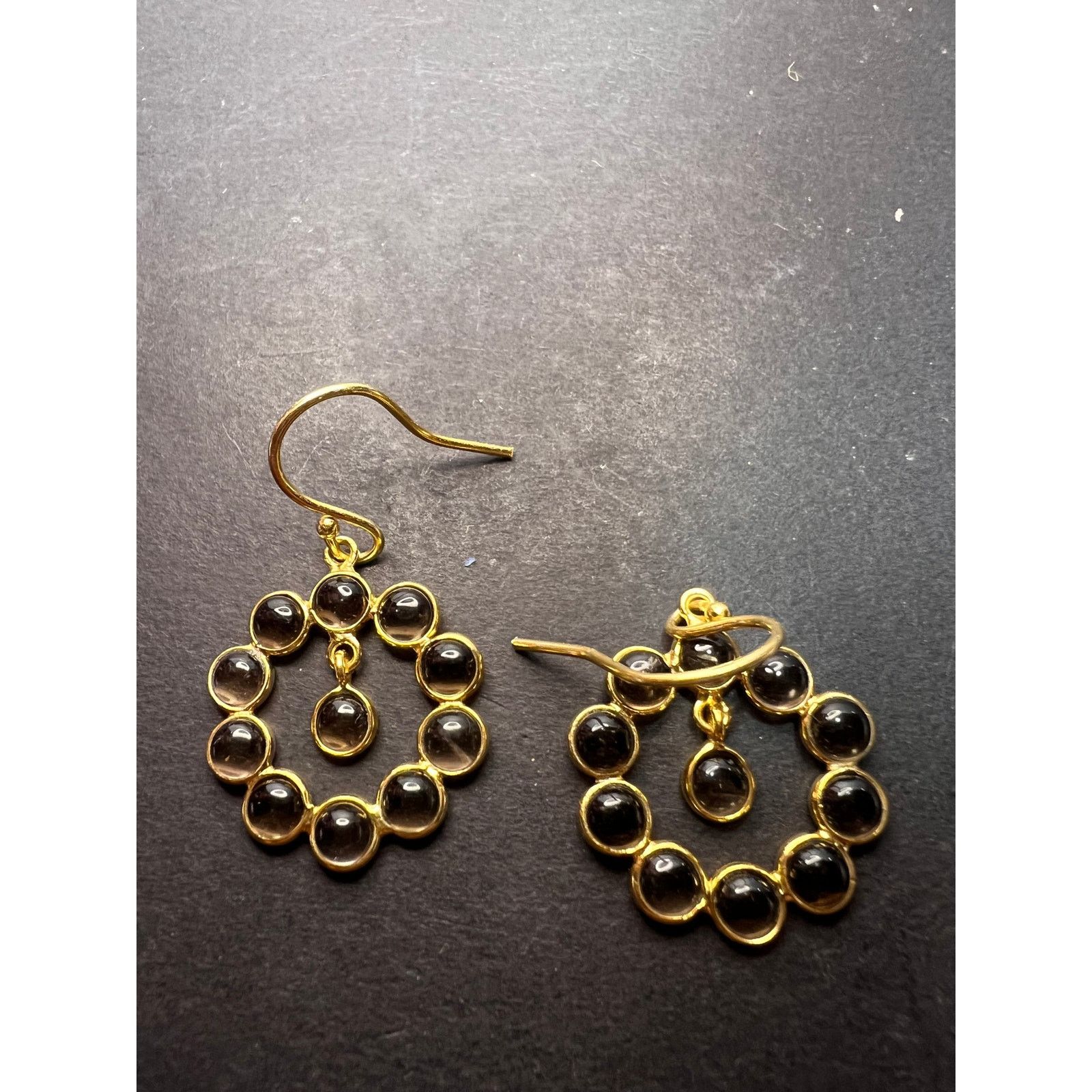 Other Smoky quartz drop earrings in gold over sterling silver Size ONE SIZE - 11 Thumbnail