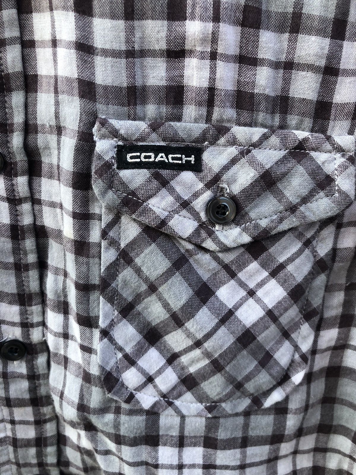 Coach Coach Flannel Button Shirts Size US M / EU 48-50 / 2 - 4 Thumbnail