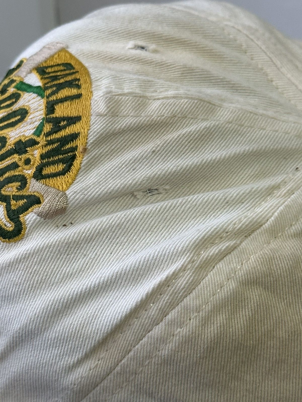 MLB Vintage Oakland Athletics MLB Made In USA Cap Size ONE SIZE - 3 Thumbnail