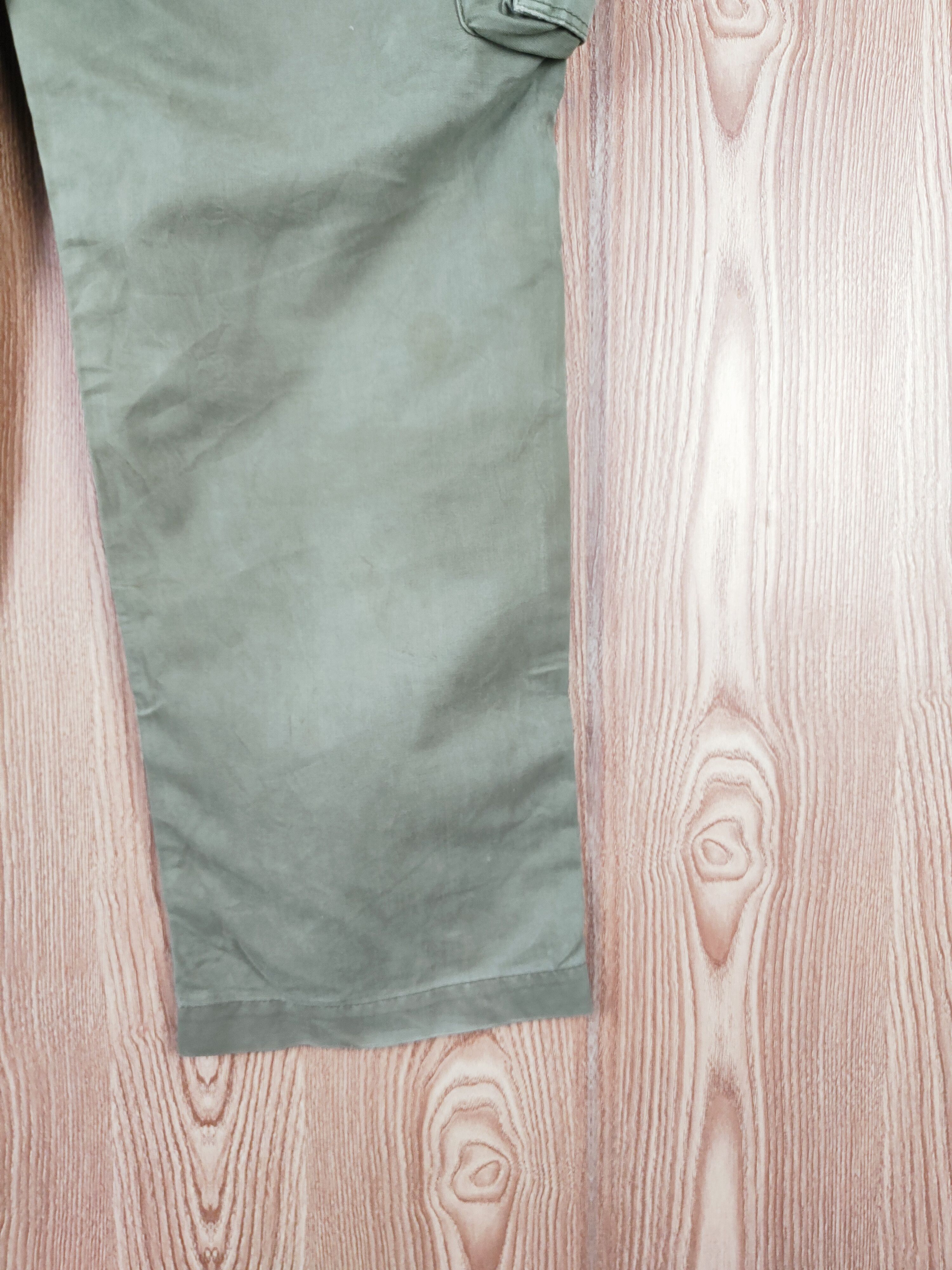 Japanese Brand Uniqlo Green Faded Multipocket Tactical Cargo Pants #W910 Size US 36 / EU 52 - 12 Thumbnail