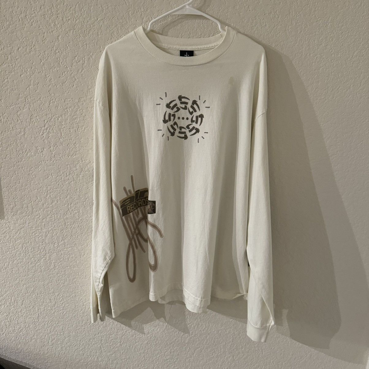 Cactus Jack by Travis Scott Air Records Long-Sleeve Tee