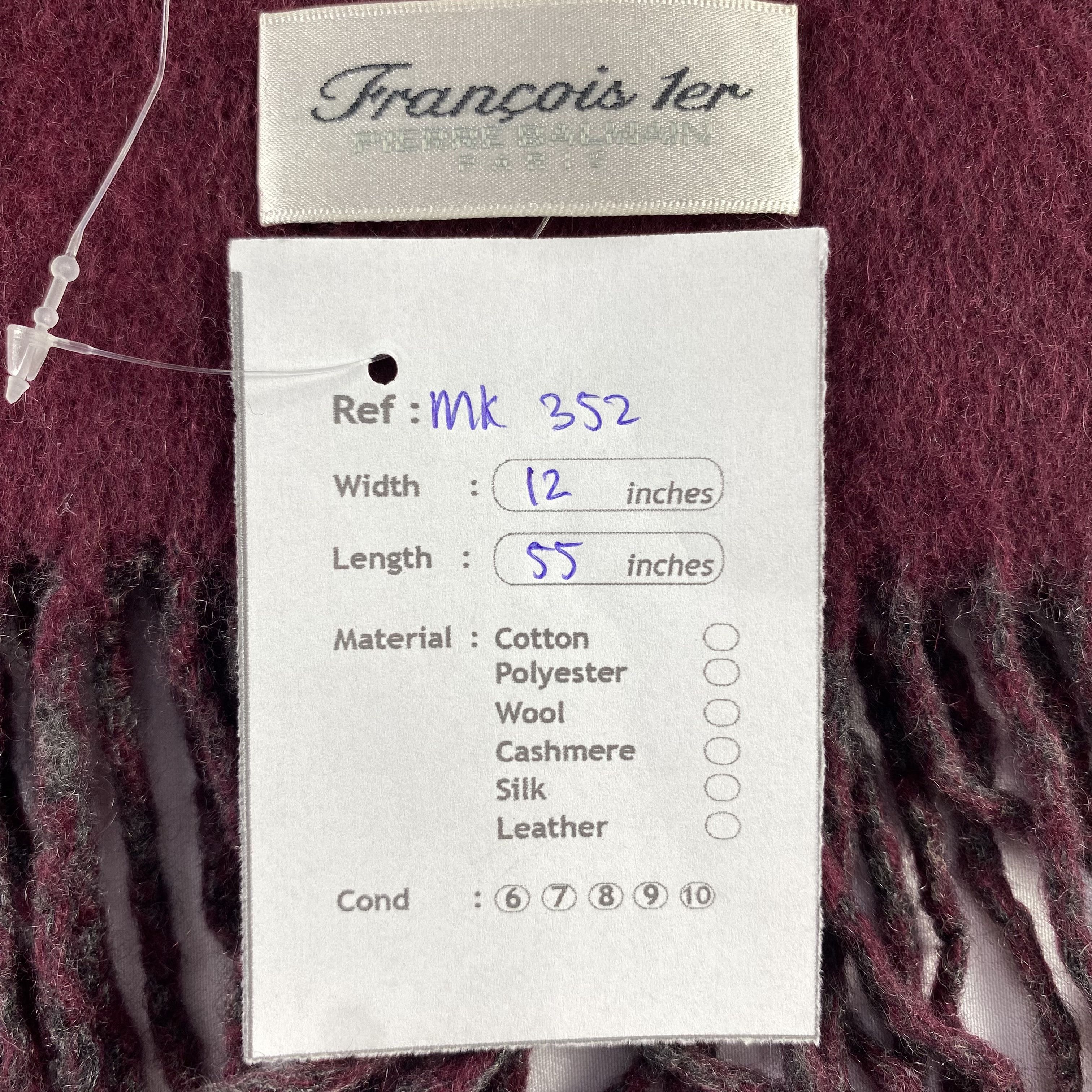 Pierre Balmain Pierre Balmain Scarf Neck Wrap Wool Muffler Size ONE SIZE - 6 Thumbnail