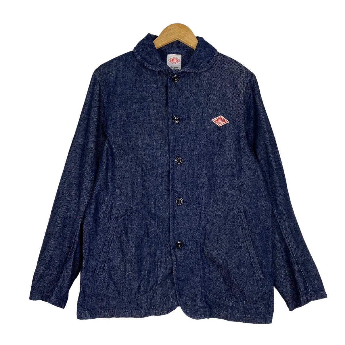 image of Danton Vetements De Travail Work Denim Jacket, Men's (Size Medium)
