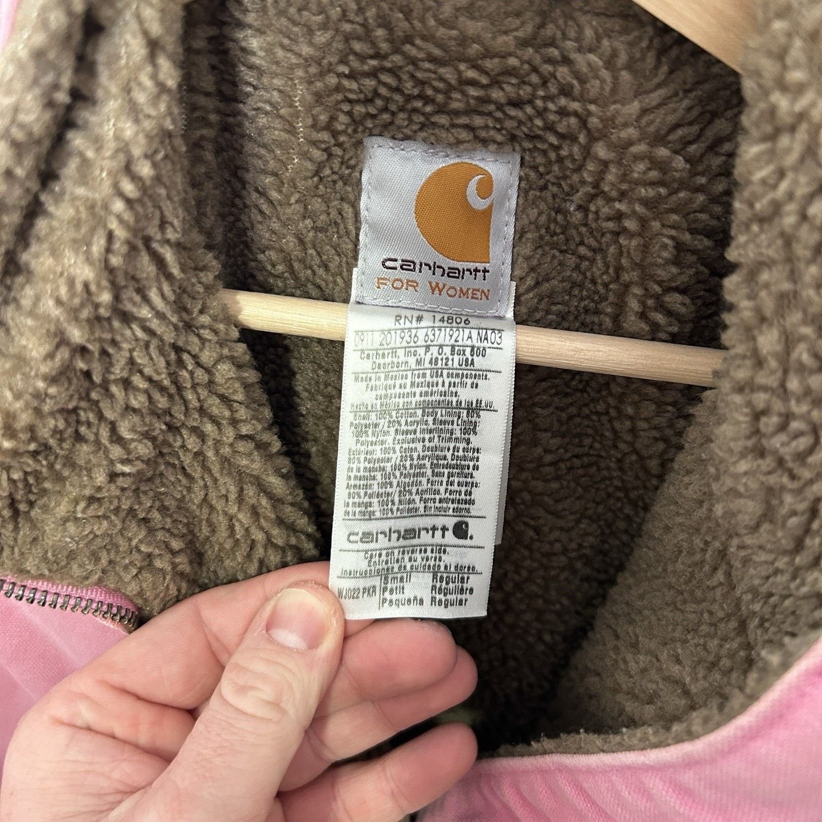 Carhartt Vintage Carhartt Sherpa-Lined Canyon Jacket “Pink Rose” Size S / US 4 / IT 40 - 11 Thumbnail