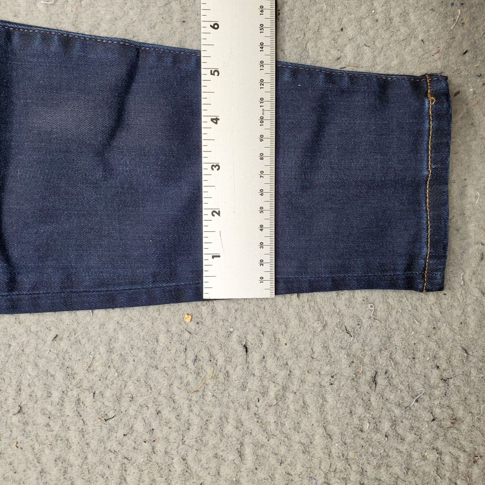 Madewell Madewell Womens 27 Blue Denim Dark Wash Stretch 9" Mid-Rise Skinny Jeans Size 27" / US 4 / IT 40 - 5 Thumbnail