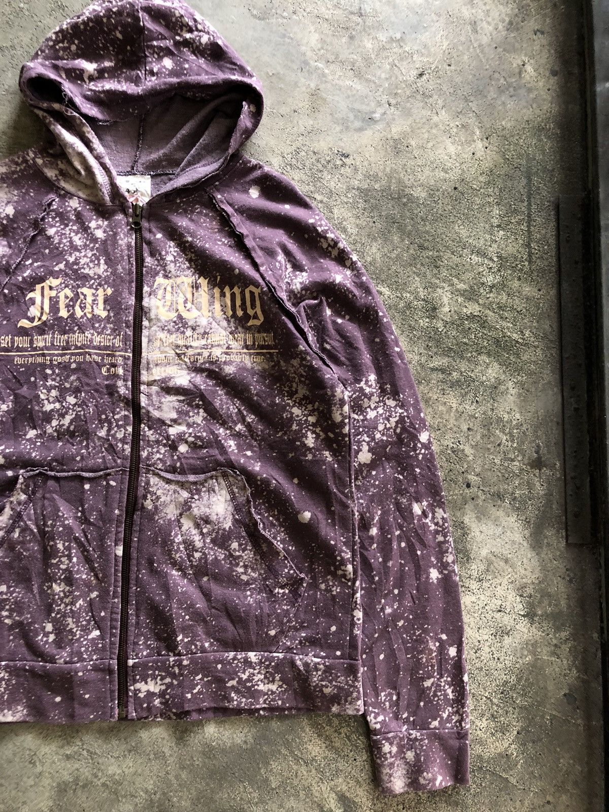 If Six Was Nine 405 POEM ZIP HOODIE TIE DYE LGB STYLED Size US M / EU 48-50 / 2 - 2 Thumbnail