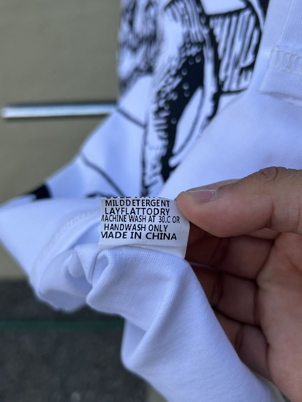 Saint Vanity Saint Vanity white griffin tee Size US L / EU 52-54 / 3 - 9 Thumbnail
