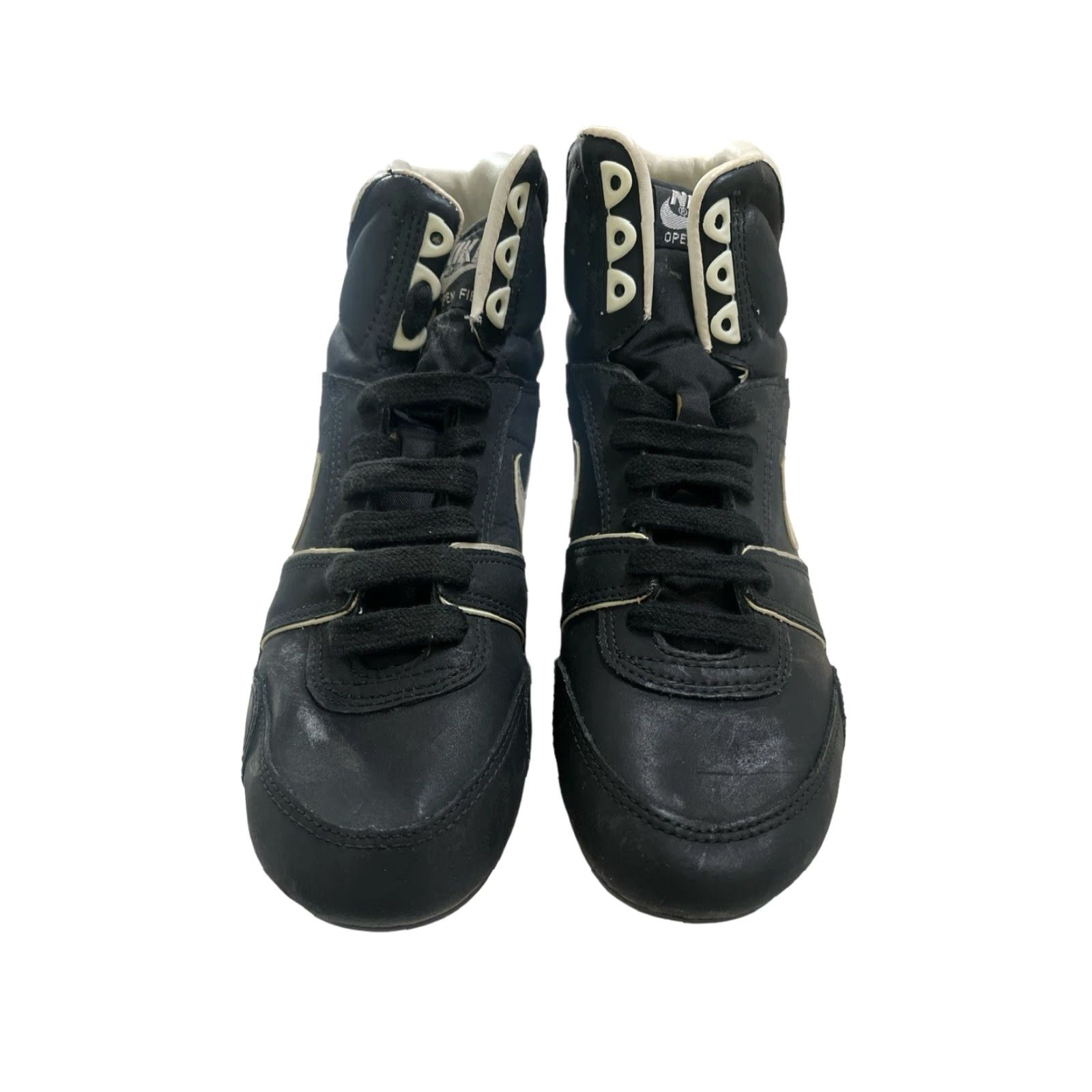 Nike VINTAGE Nike Open Field Cleats Mens 8 Football NIB 1988 Black White Deadstock Size US 8 / EU 41 - 3 Thumbnail